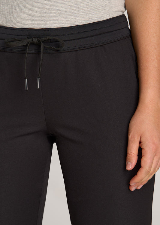 American-Tall-Women-Pull-on-Traveler-Pants-2-Black-detail