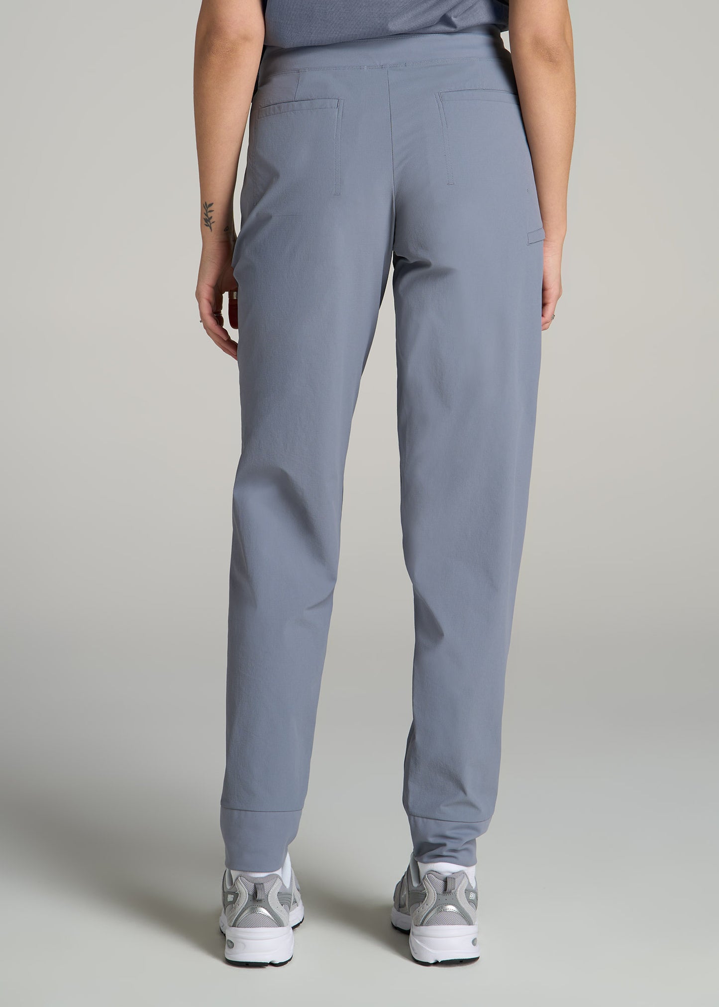 Pull-on Mini Ripstop Pants for Tall Women in Skyline Grey