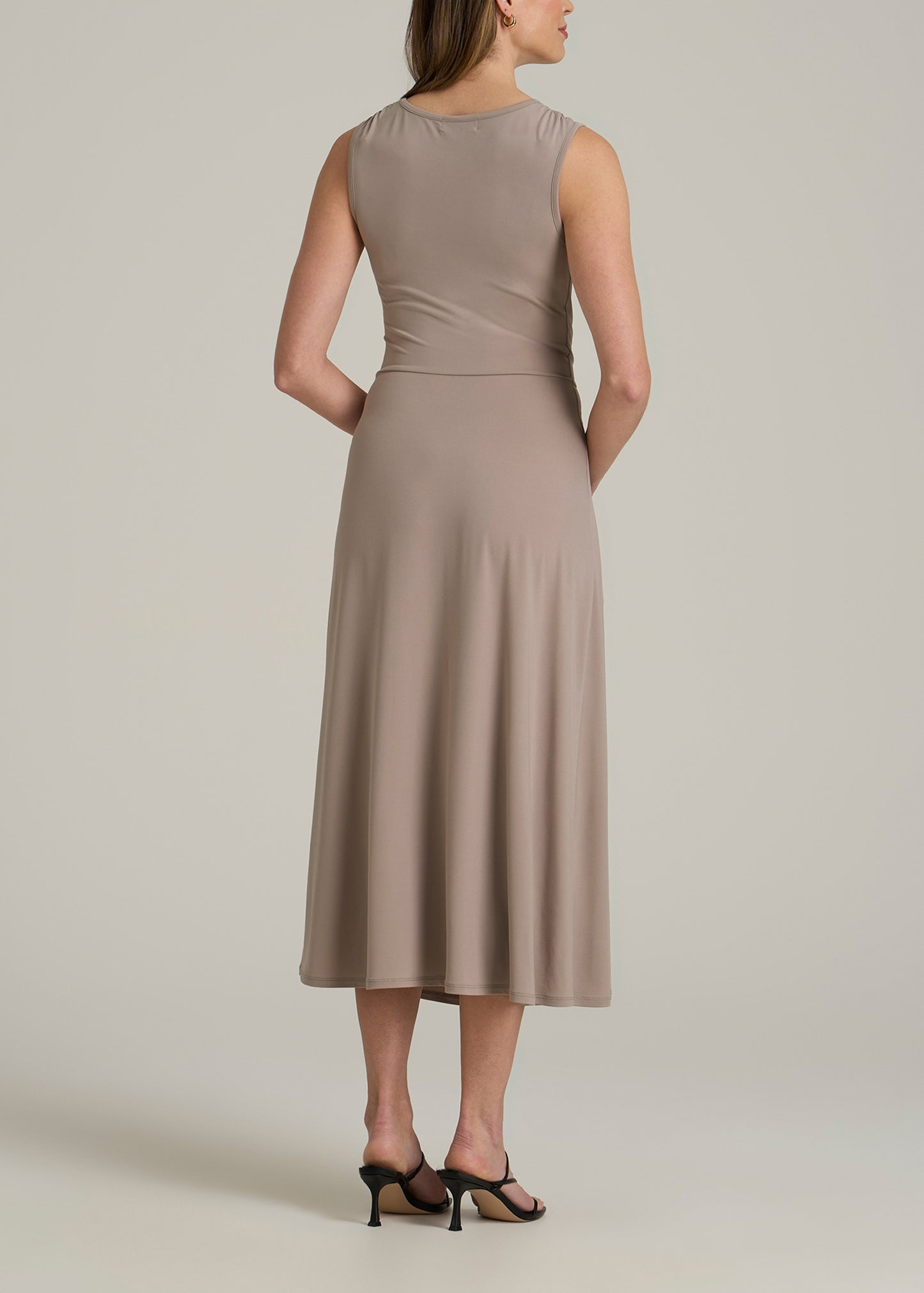 Sleeveless Knot Front Dress for Tall Women in Atmosphere