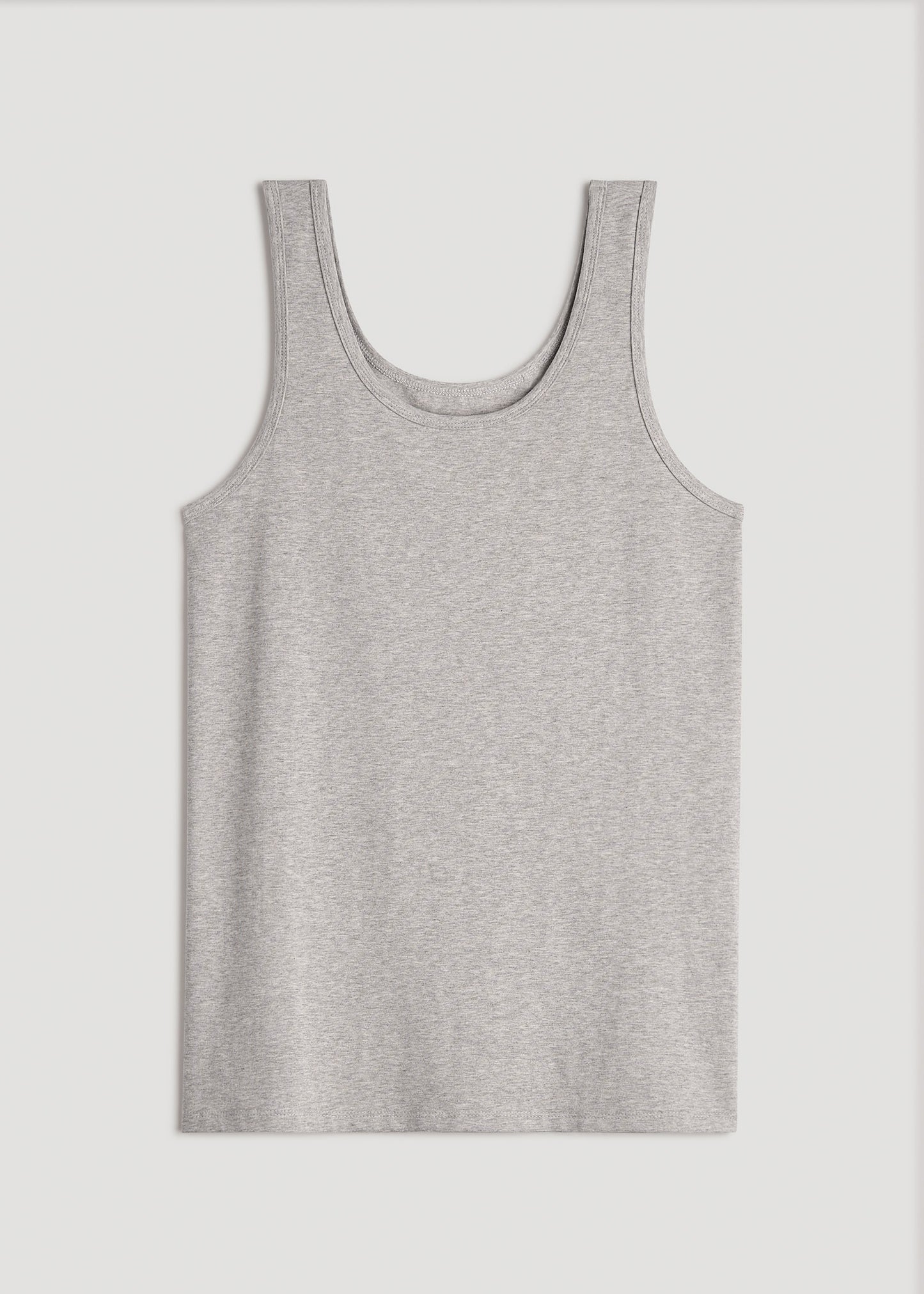 Slim Fit Jersey Tank Top for Tall Women in Bright White