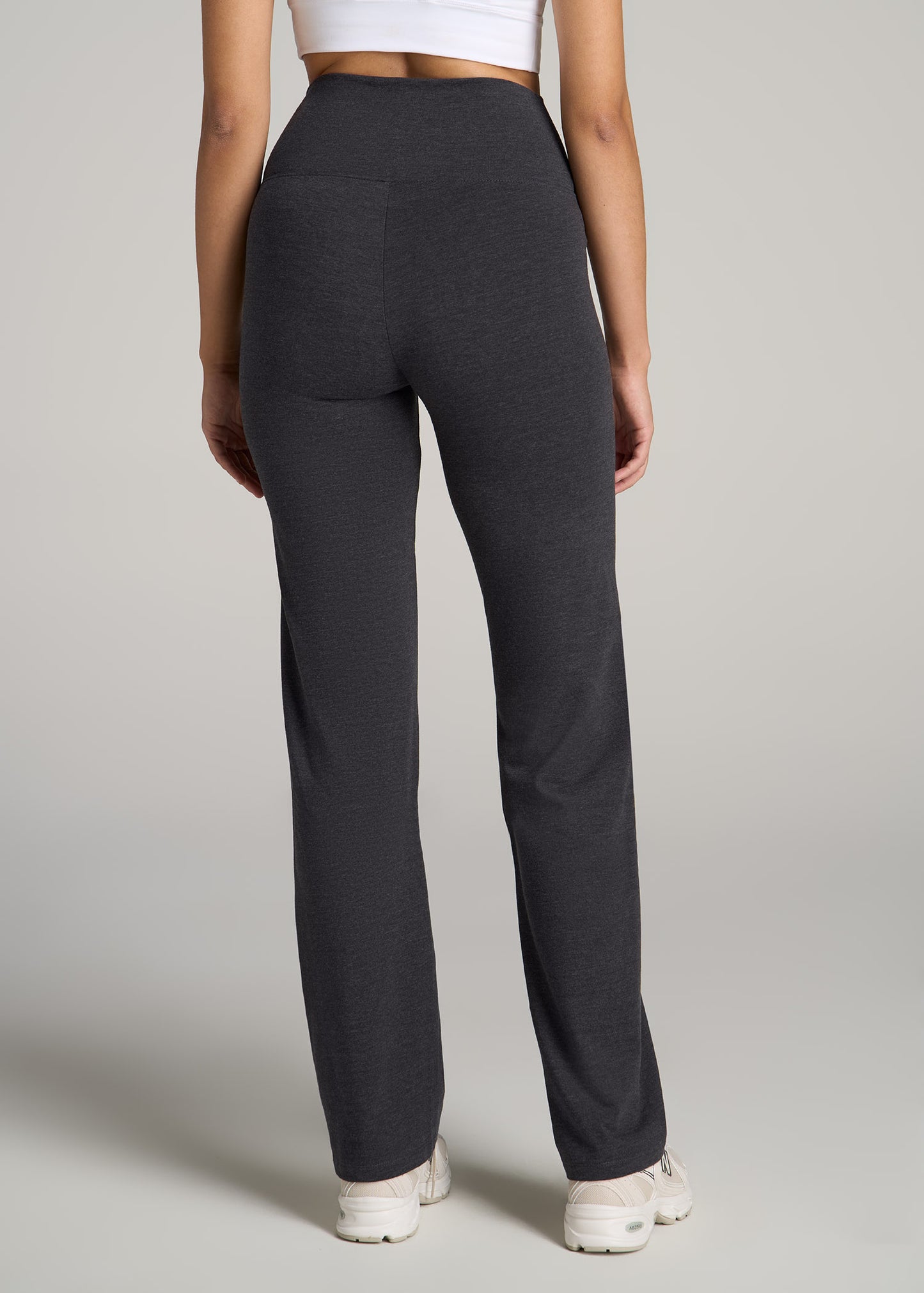 Women's Straight Leg Cotton Legging in Shadow Grey Mix