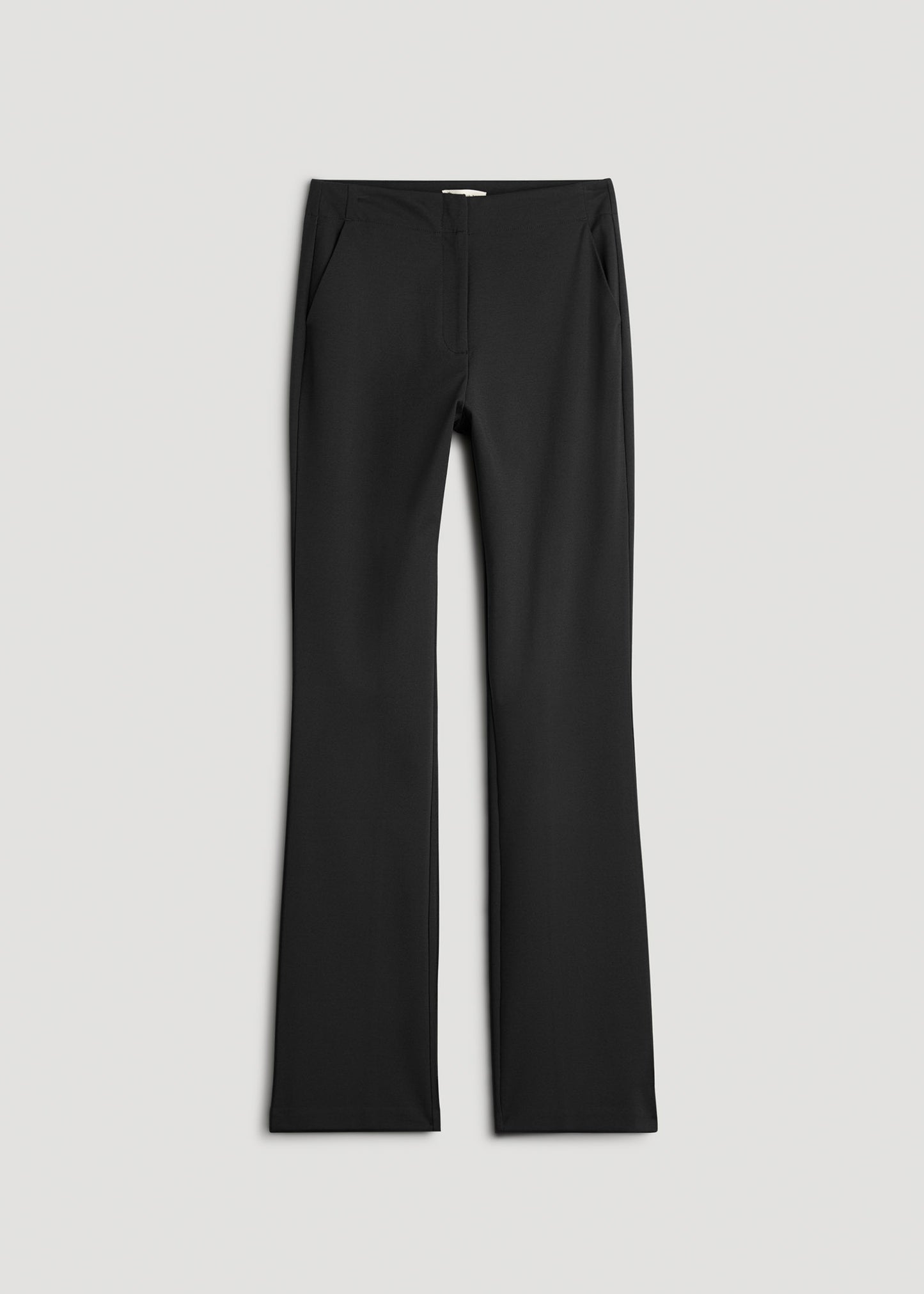 Straight Leg Dress Pants for Tall Women in Black