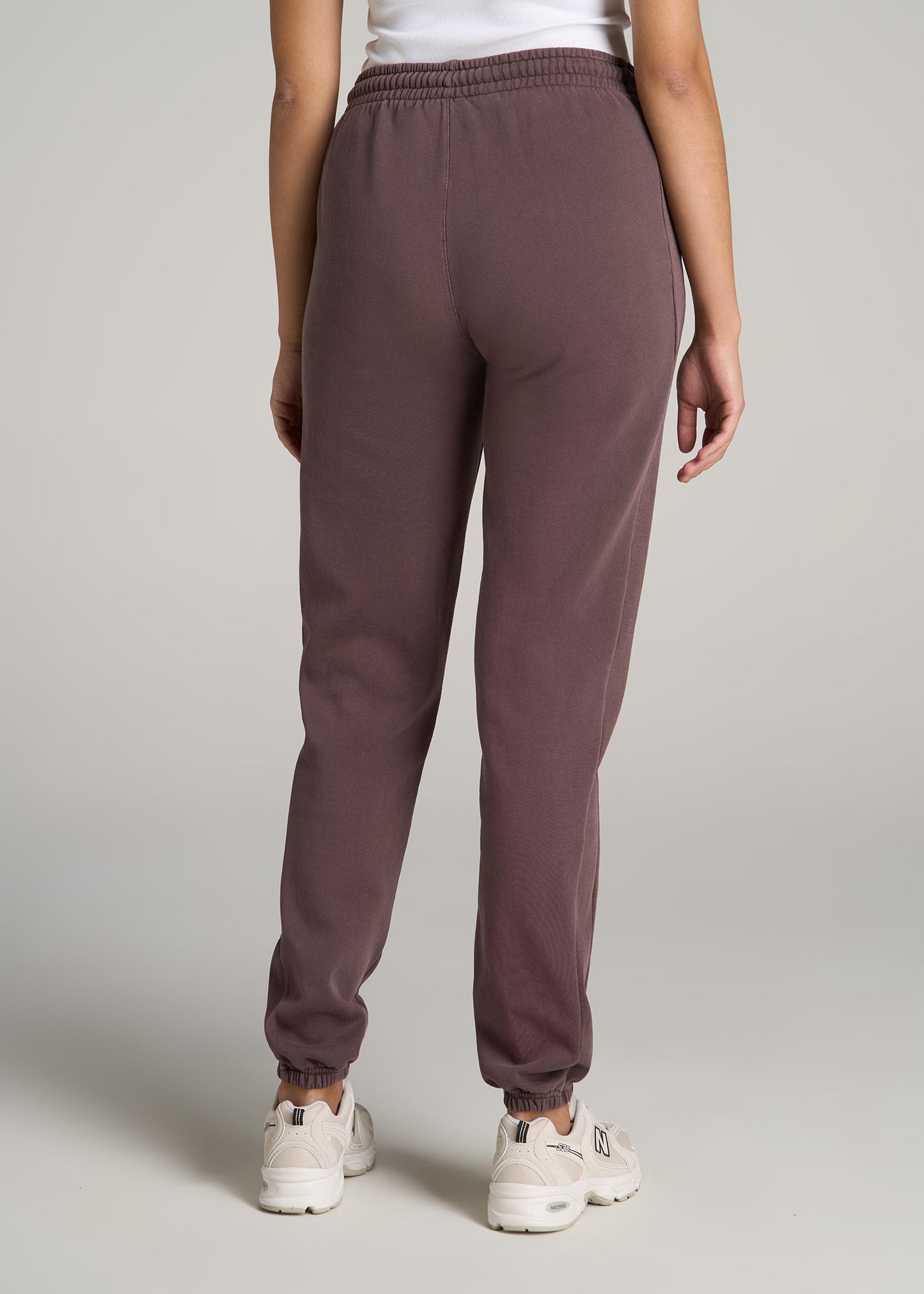 Wearever Fleece Regular Fit Women's Tall Sweatpants in Dusty Merlot