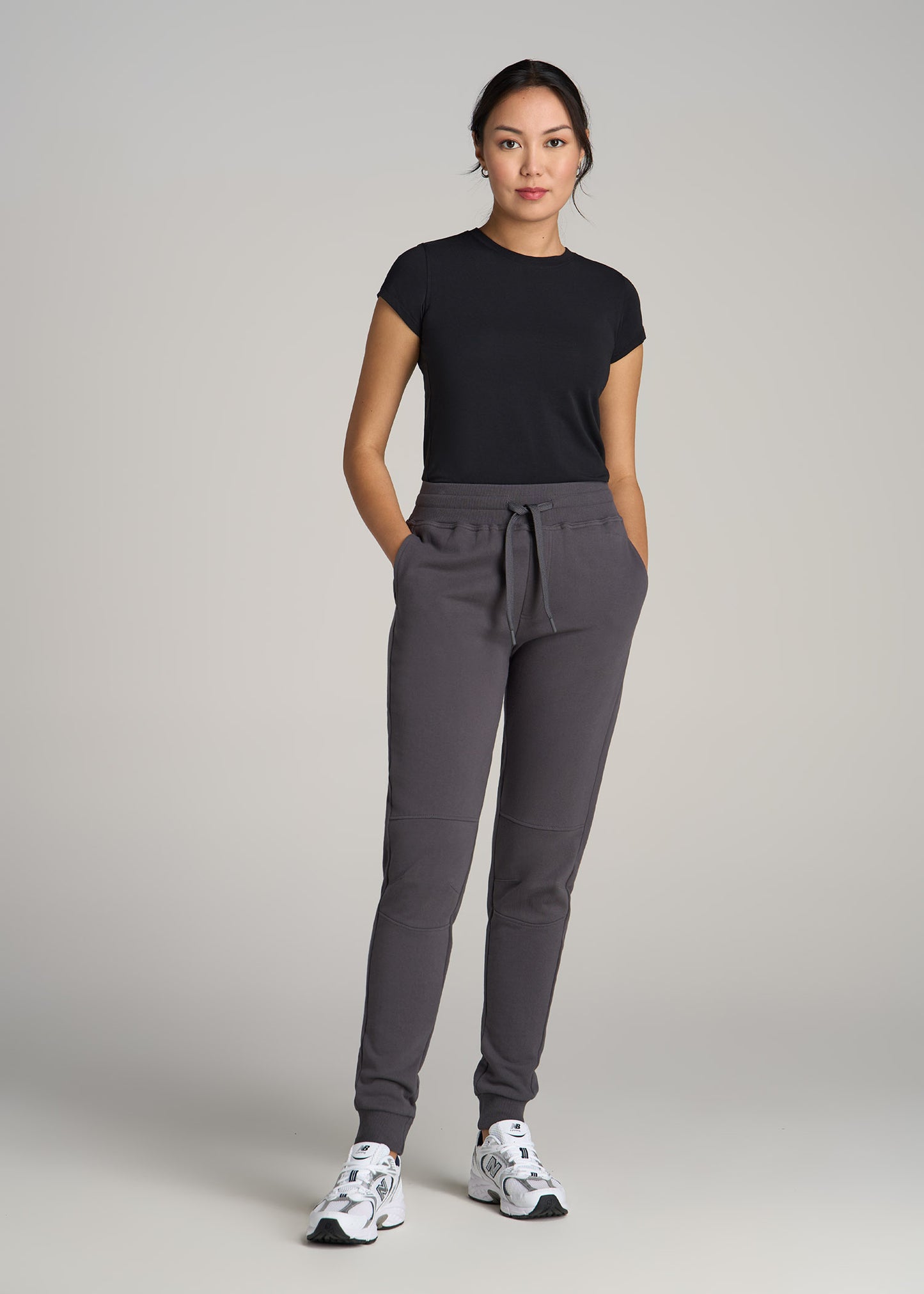 Wearever French Terry Tall Women's Joggers in Charcoal