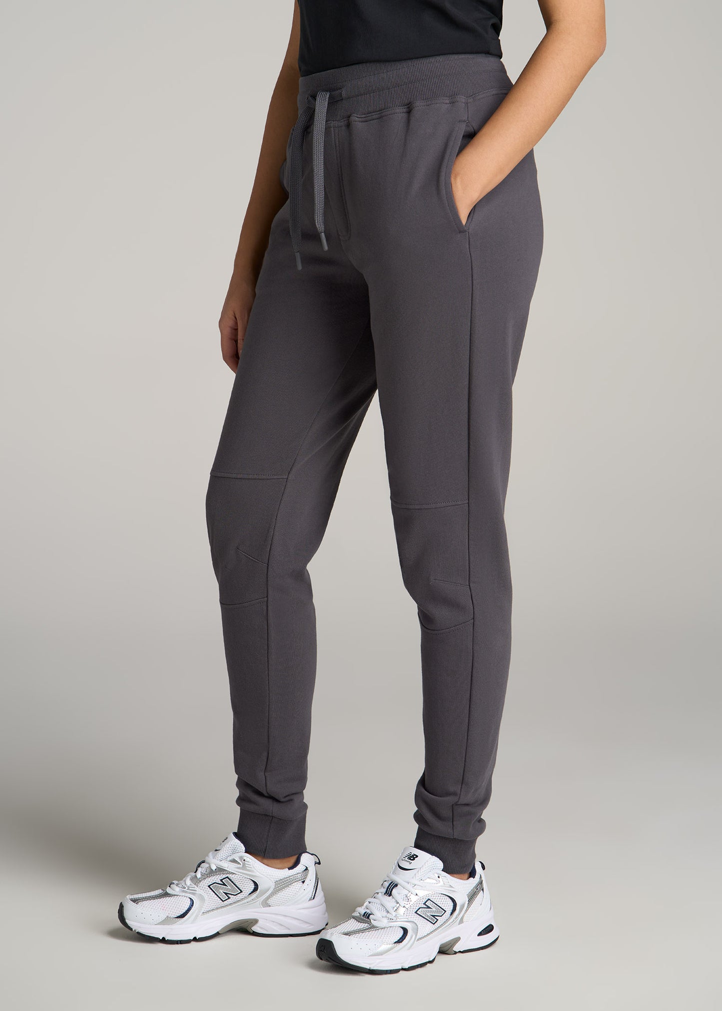 Wearever French Terry Tall Women's Joggers in Charcoal