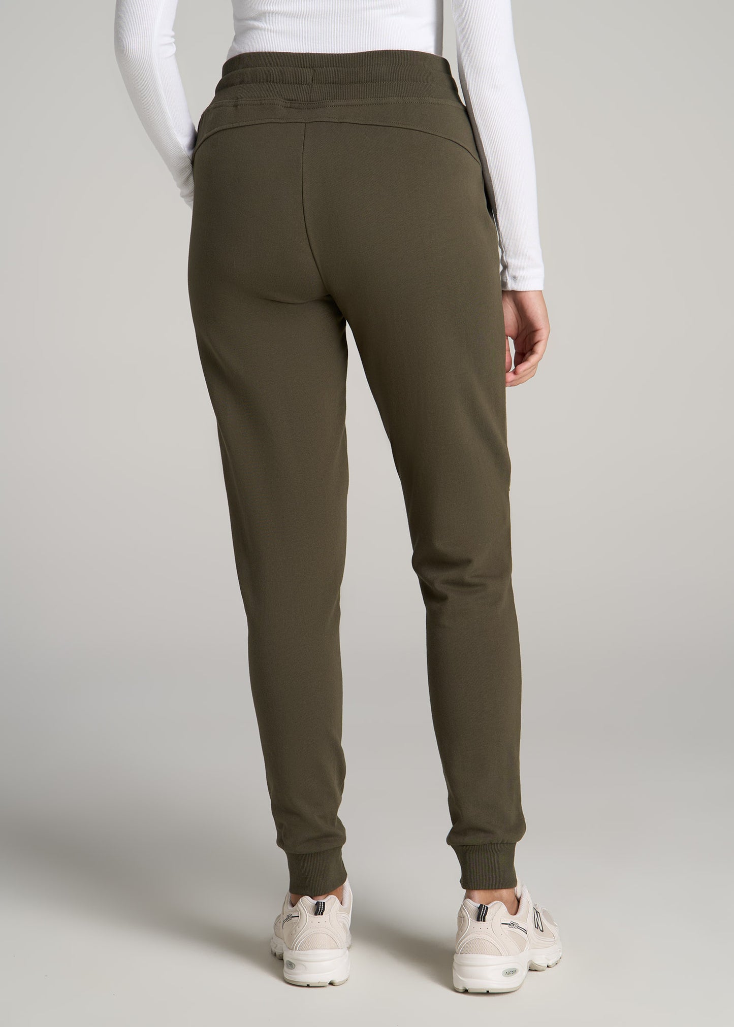 Wearever French Terry Tall Women's Joggers in Fern Green