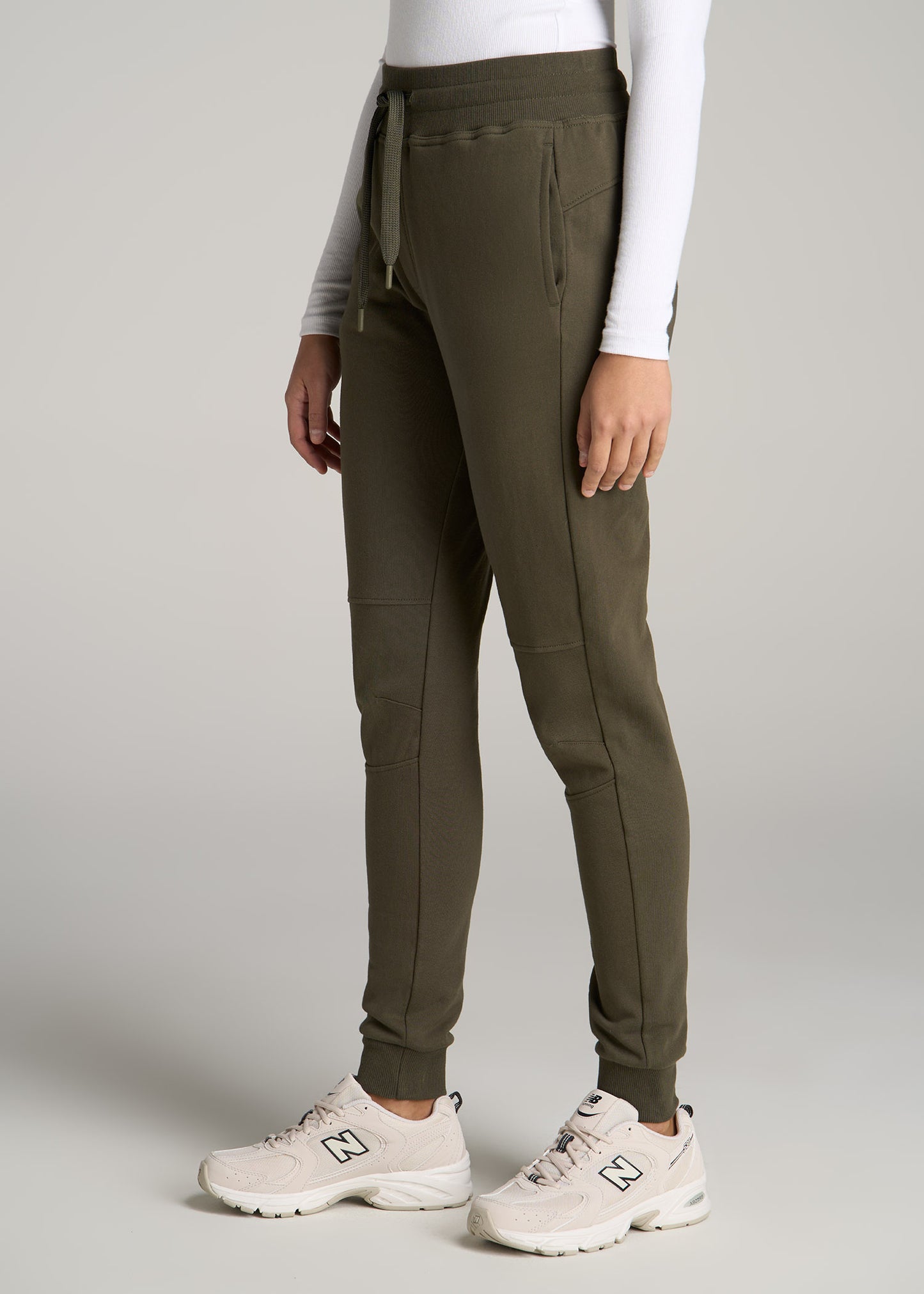 Wearever French Terry Tall Women's Joggers in Fern Green