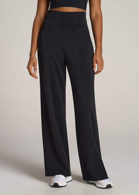 American-Tall-Women-Wide-Leg-Ultra-High-Rise-Pant-Black-front