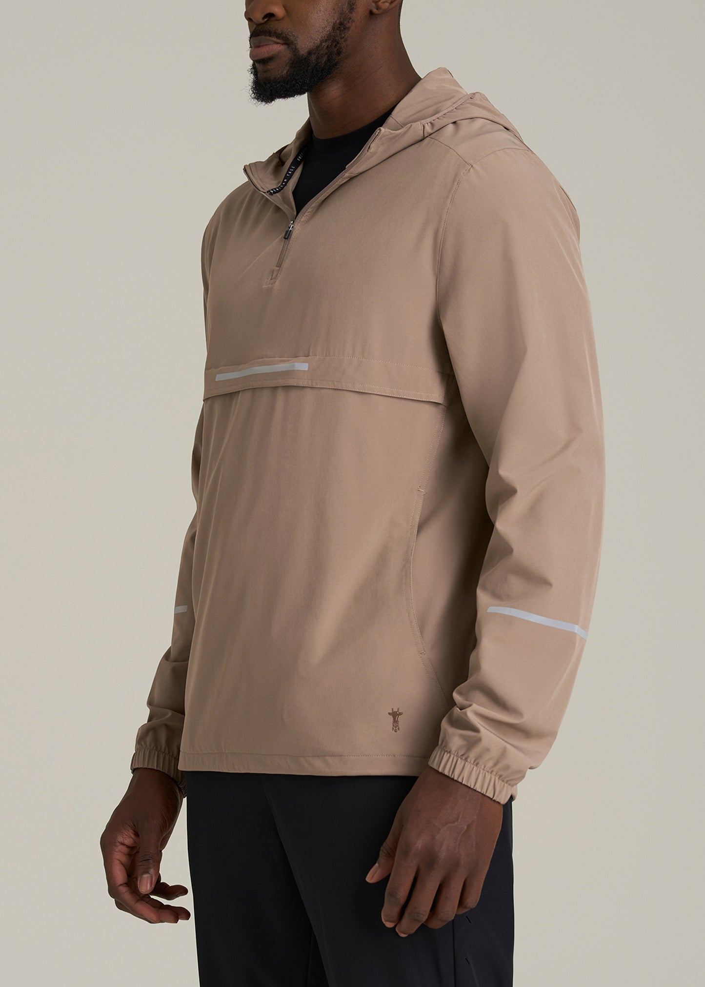 Featherweight Packable Anorak in Dark Sand