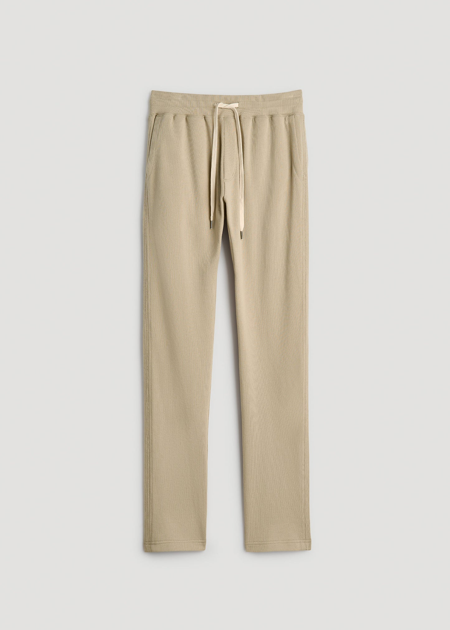 LJ&S Brushed Terrycloth Sweatpants for Tall Men in Vintage Buck