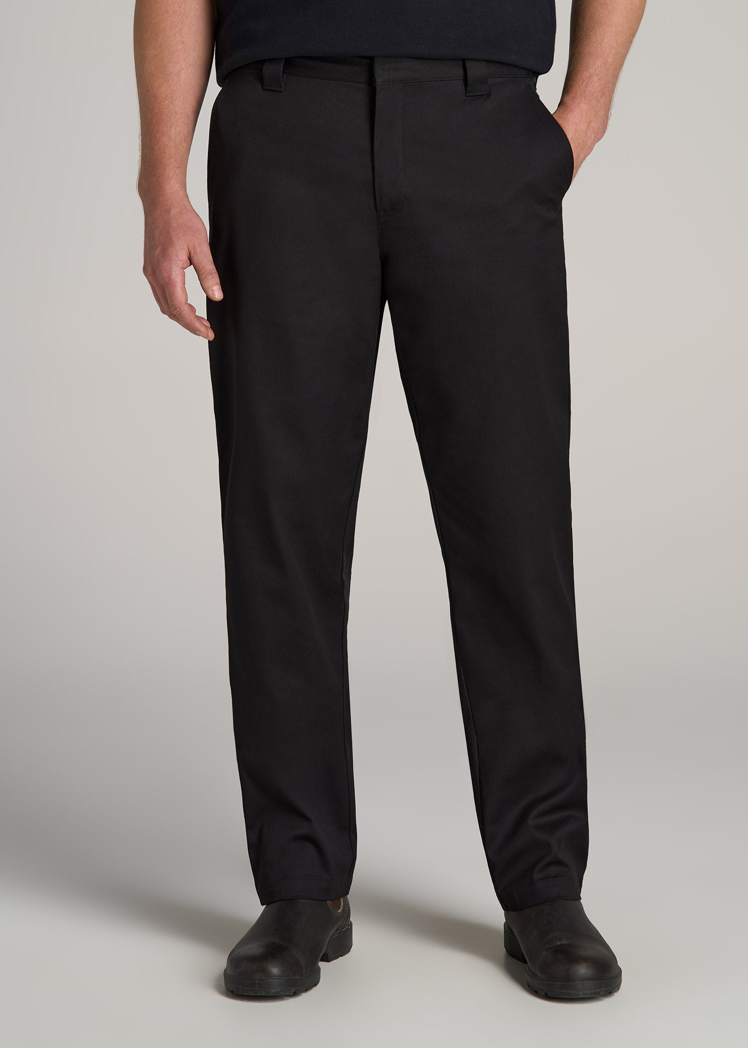 LJ-Stretch-Twill-Work-Pants-Black-front