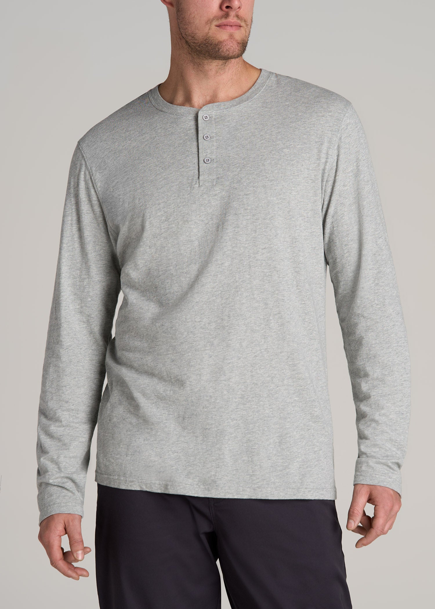 LJ-Vintage-Washed-Slub-Henley-Heathered-Grey-front