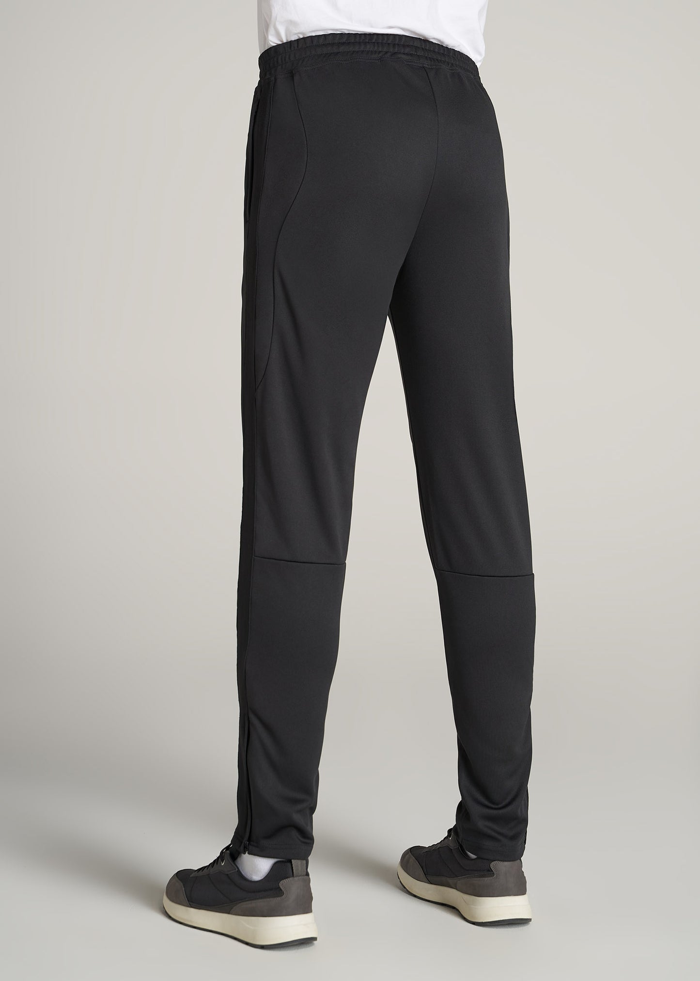        American-Tall-Men-Athletic-Stripe-Pants-Black-Black-back