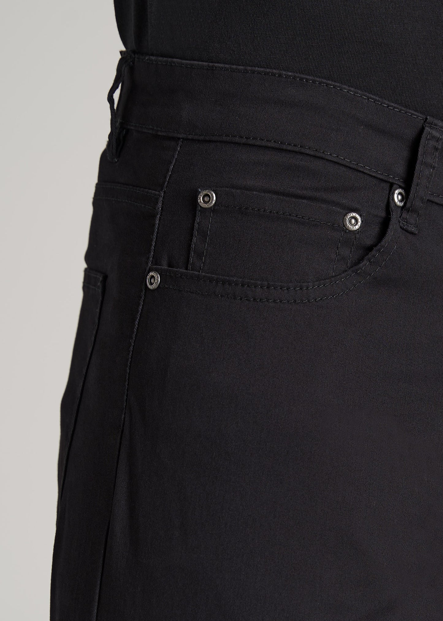    American-Tall-Men-Carman-5-Pocket-Black-detail