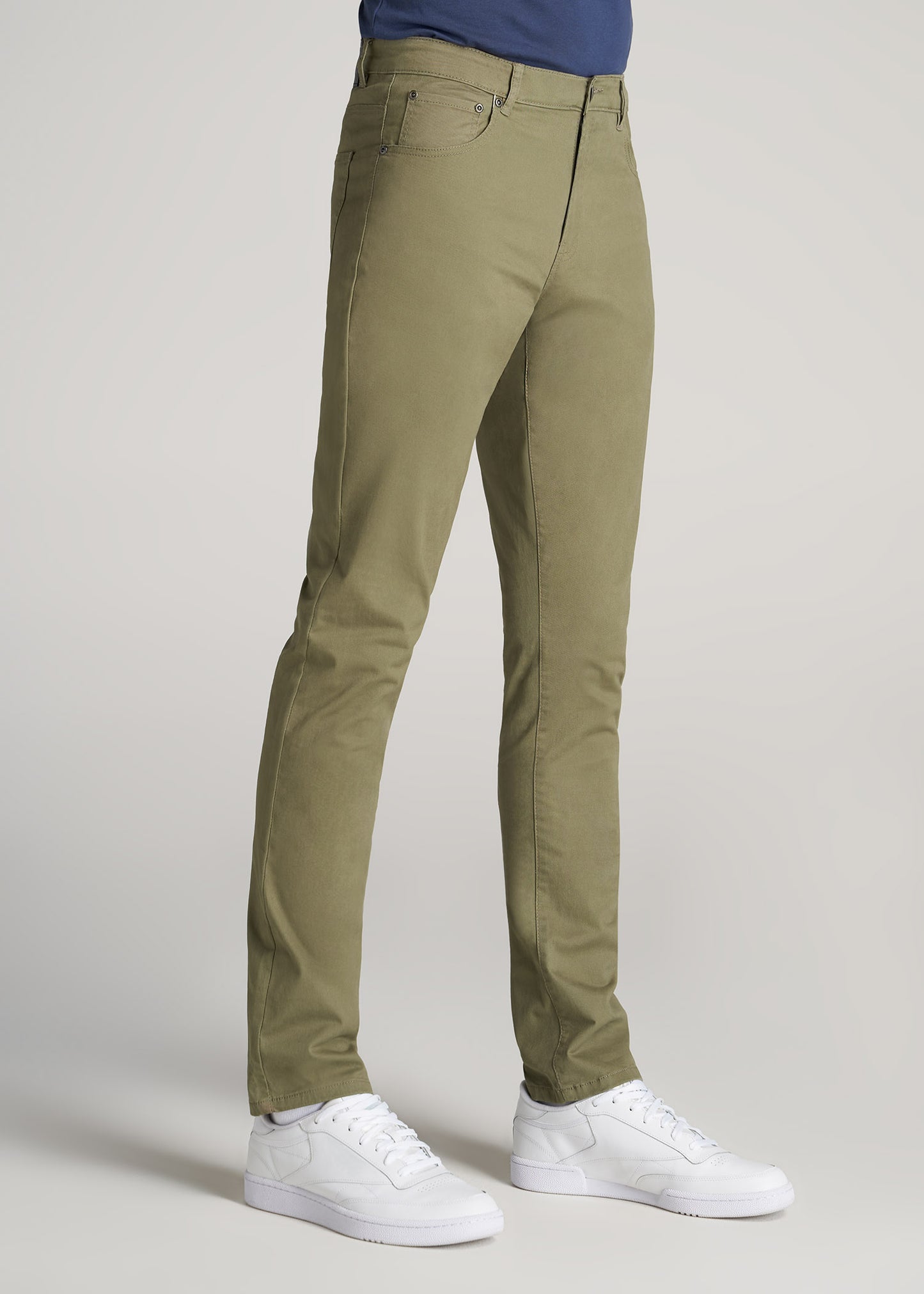       American-Tall-Men-Carman-5-Pocket-Fatigue-Green-side