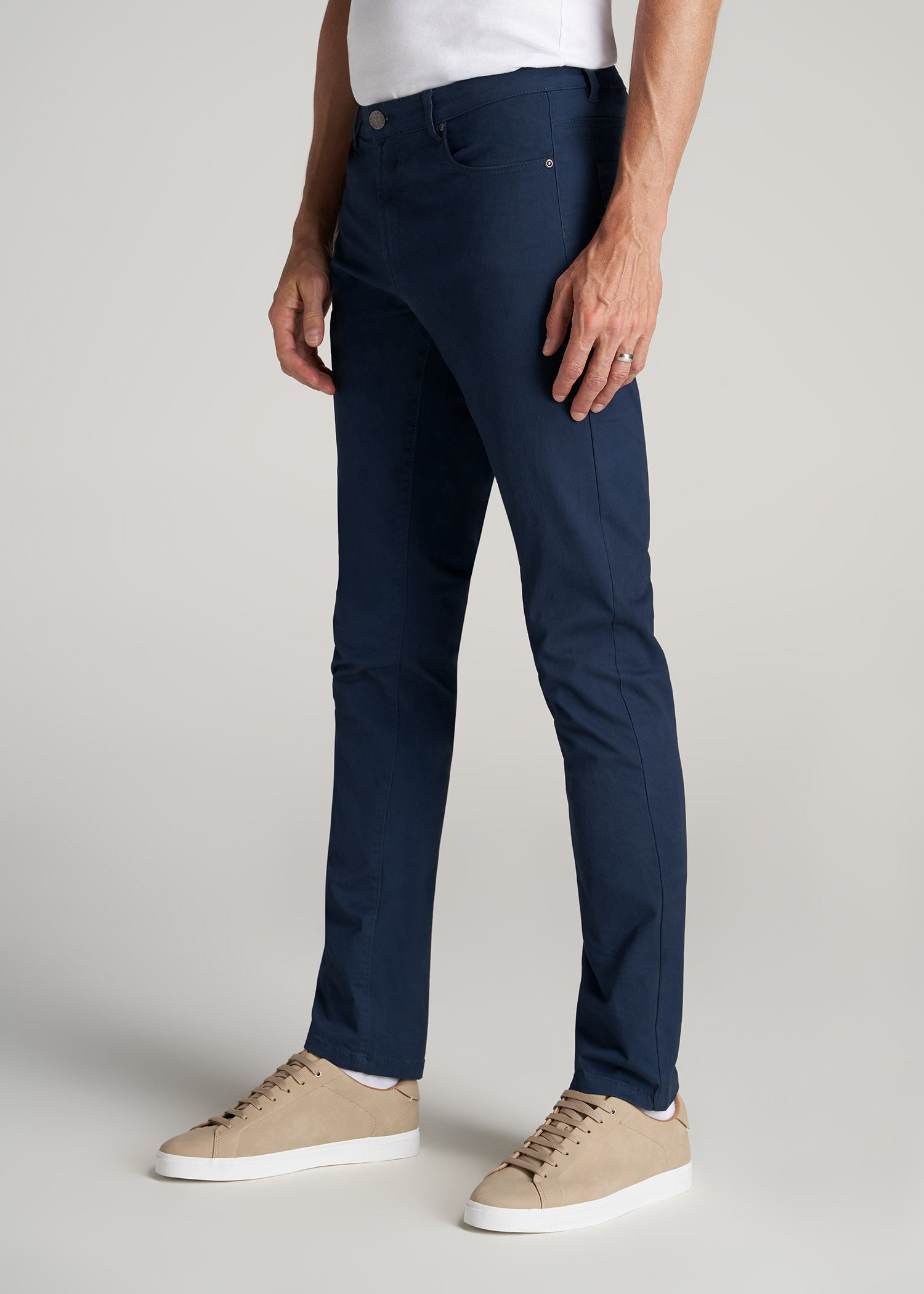    American-Tall-Men-Carman-5-Pocket-Marine-Navy-side