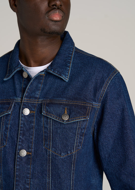       American-Tall-Men-Denim-Trucker-Jacket-Mid-Ocean-Blue-detail