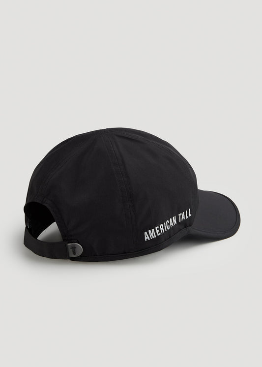    American-Tall-Men-DriFit-Hat-Black-Silver-back