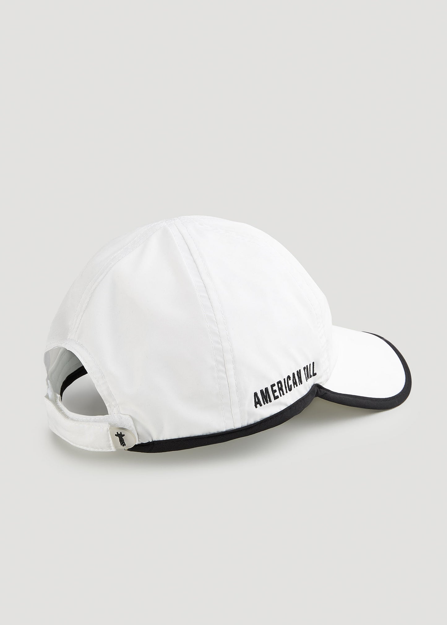    American-Tall-Men-DriFit-Hat-BrightWhiteDarkCarbon-back