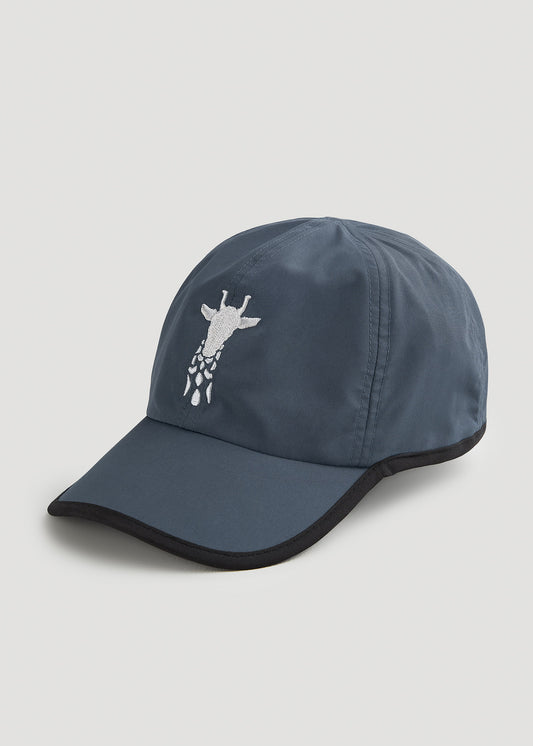    American-Tall-Men-DriFit-Hat-SmokyBlue-Silver-front