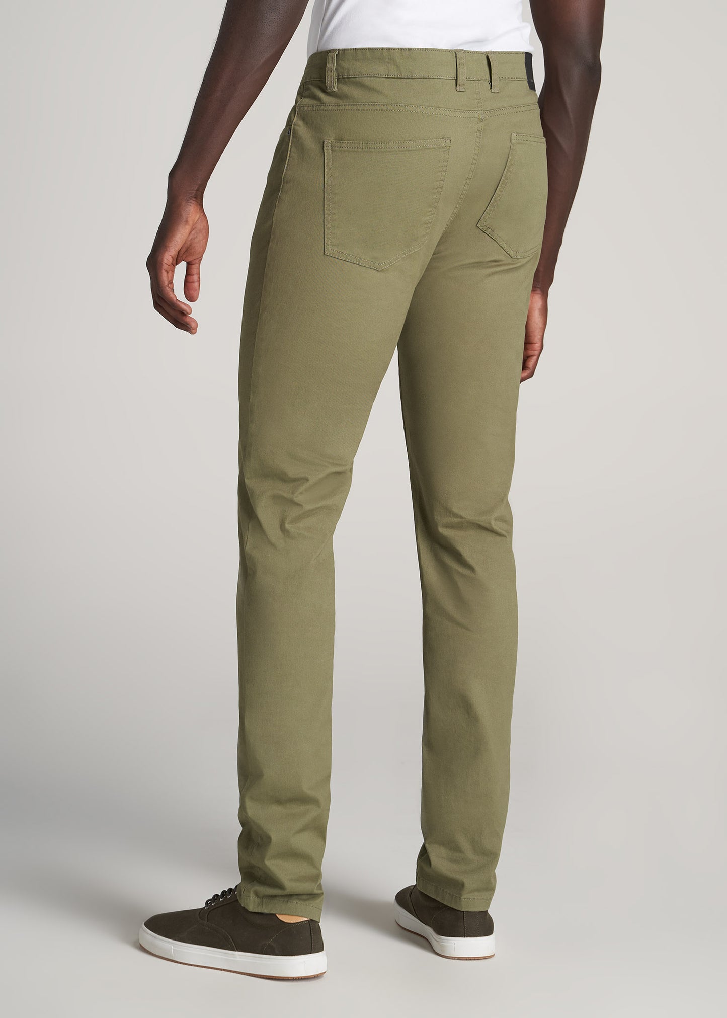    American-Tall-Men-Dylan-5-Pocket-Chino-Fatigue-Green-back