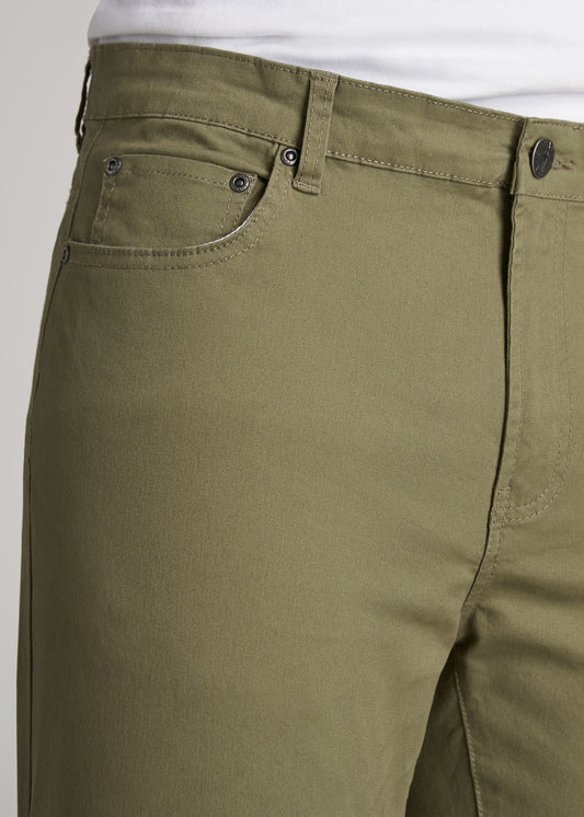    American-Tall-Men-Dylan-5-Pocket-Chino-Fatigue-Green-detail