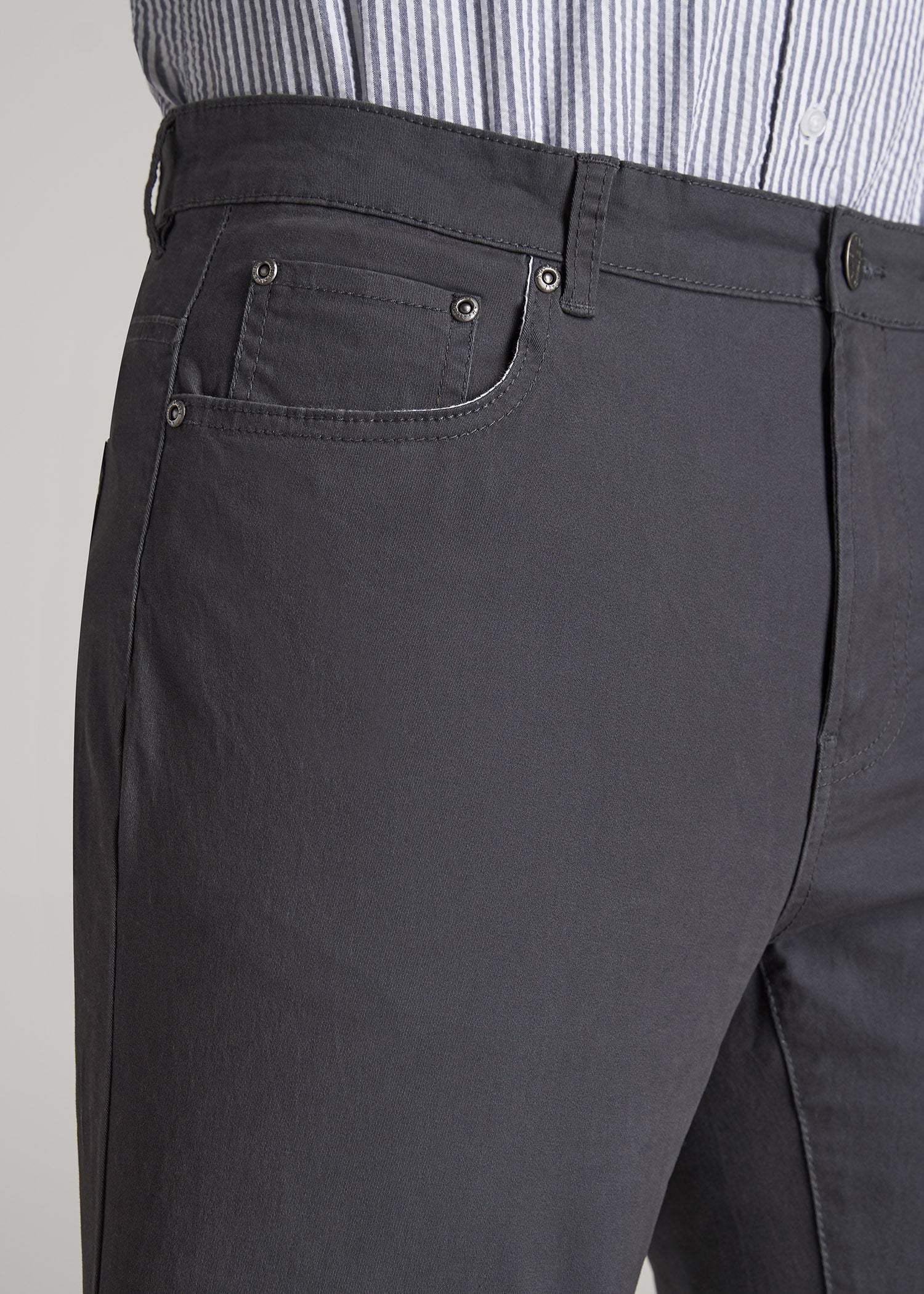    American-Tall-Men-Dylan-5-Pocket-Chino-Iron-Grey-detail