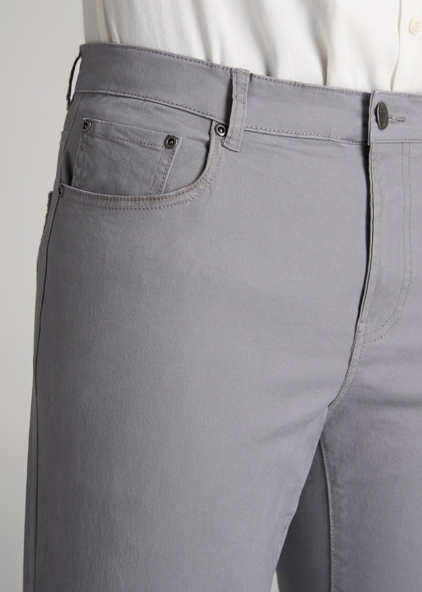    American-Tall-Men-Dylan-5-Pocket-Chino-Pebble-Grey-detail