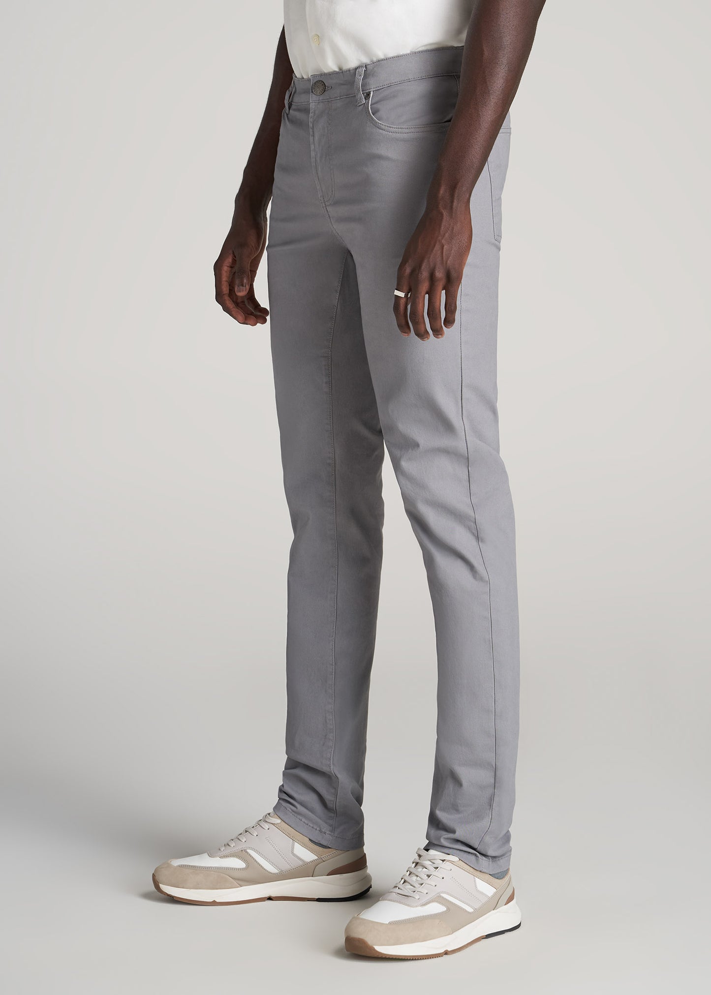       American-Tall-Men-Dylan-5-Pocket-Chino-Pebble-Grey-side