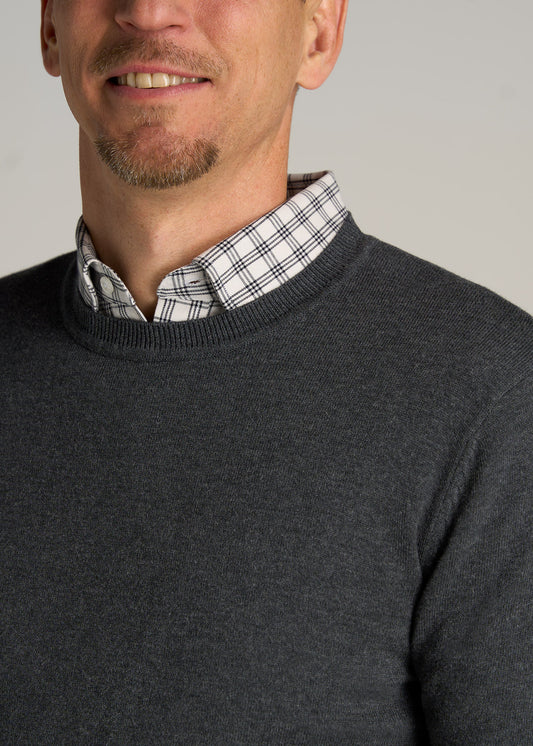    American-Tall-Men-Everyday-Crewneck-Sweater-Charcoal-detail