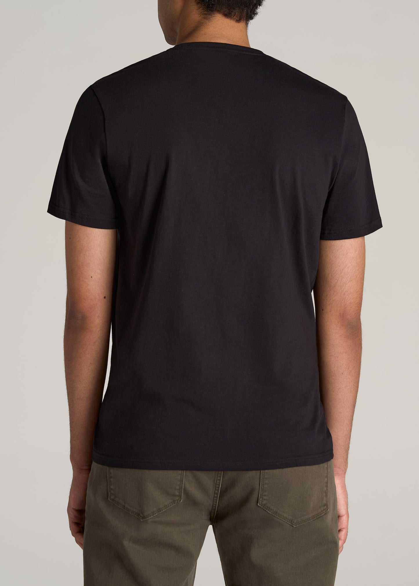    American-Tall-Men-Everyday-REGULAR-FIT-Crew-Neck-T-Shirt-Black-back