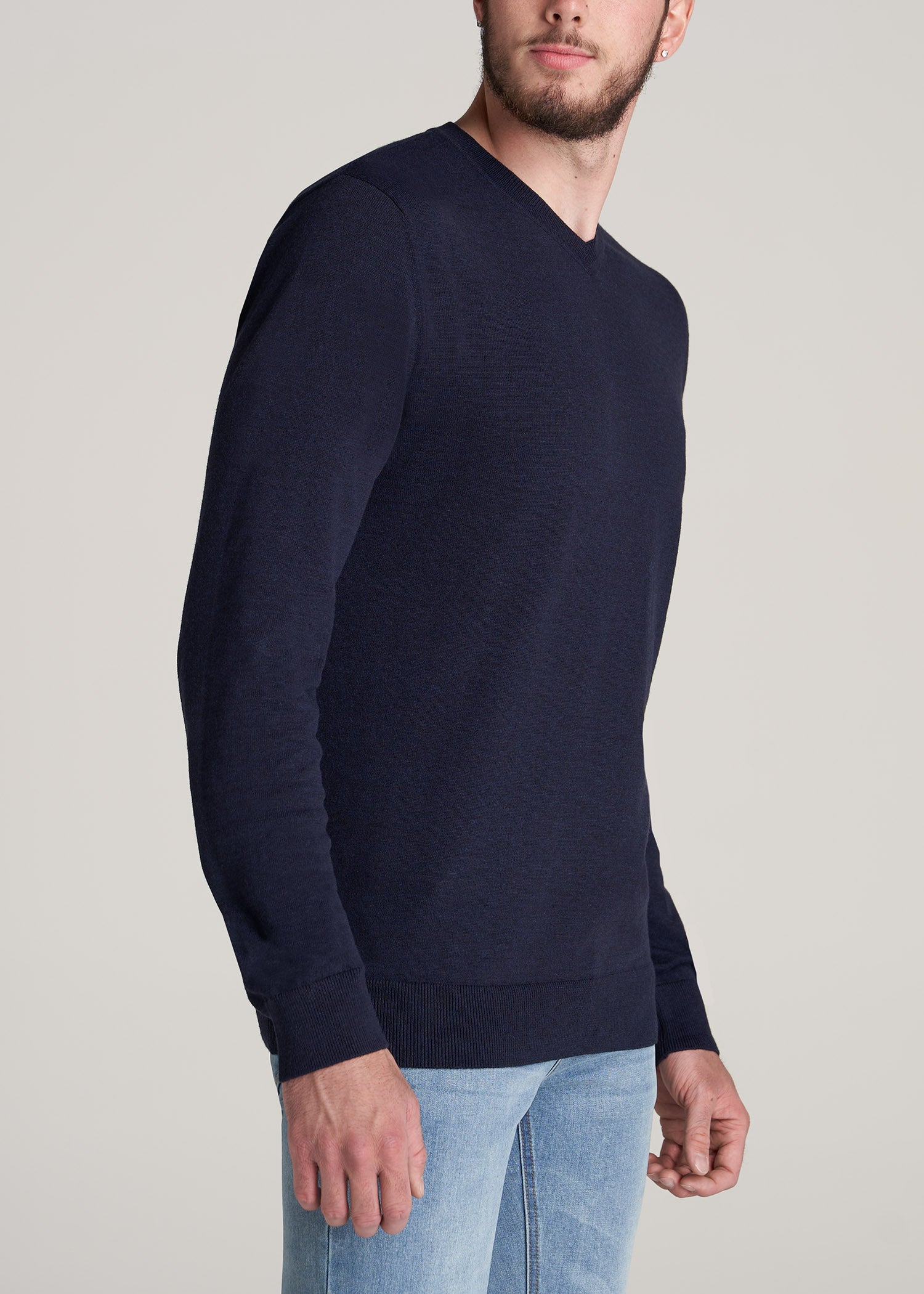    American-Tall-Men-Everyday-V-Neck-Sweater-Patriot-Blue-side