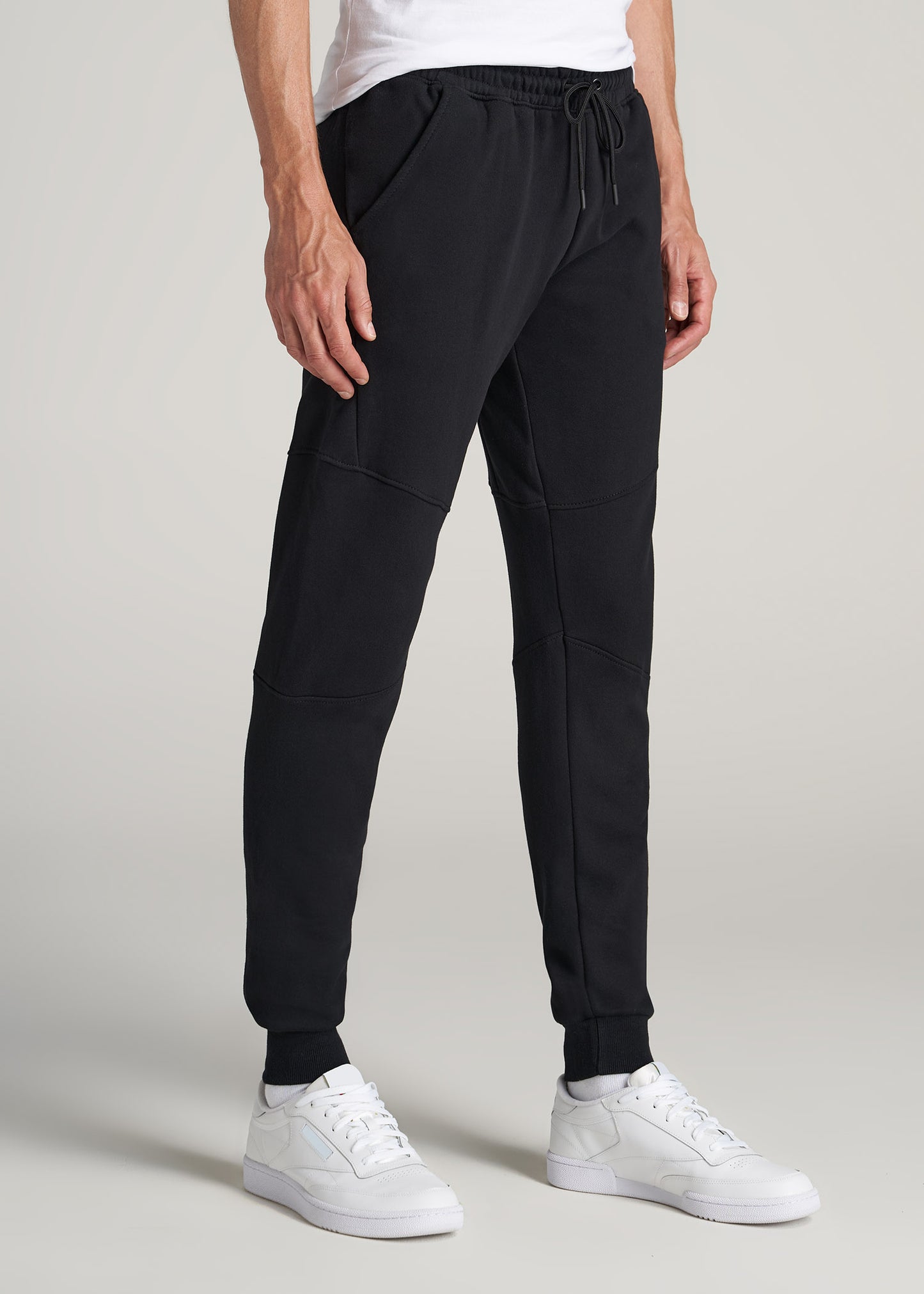    American-Tall-Men-Fleece-Jogger-Black-side