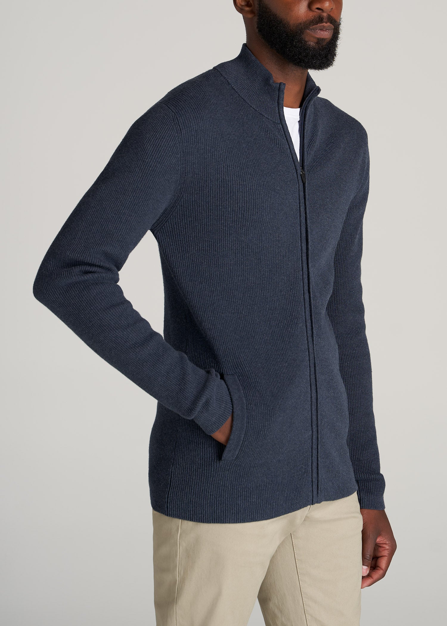     American-Tall-Men-Full-Zip-Sweater-Navy-Mix-side