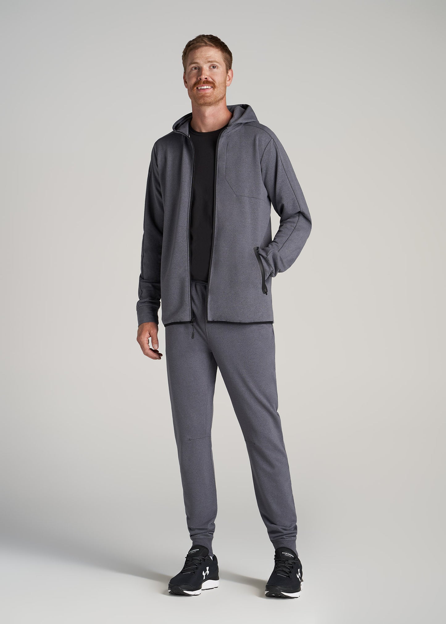         American-Tall-Men-Full-Zip-Tech-Hoodie-Tech-Charcoal-Mix-full