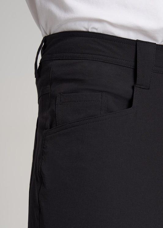    American-Tall-Men-Hiking-Shorts-Black-detail