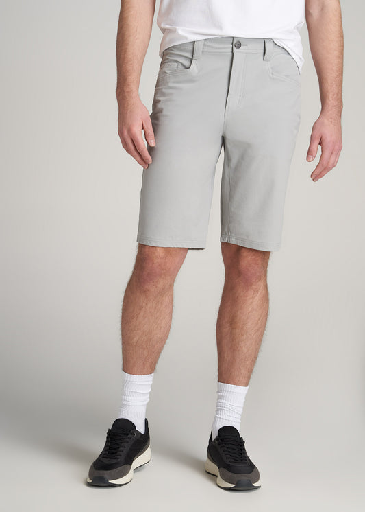    American-Tall-Men-Hiking-Shorts-LightGrey-front