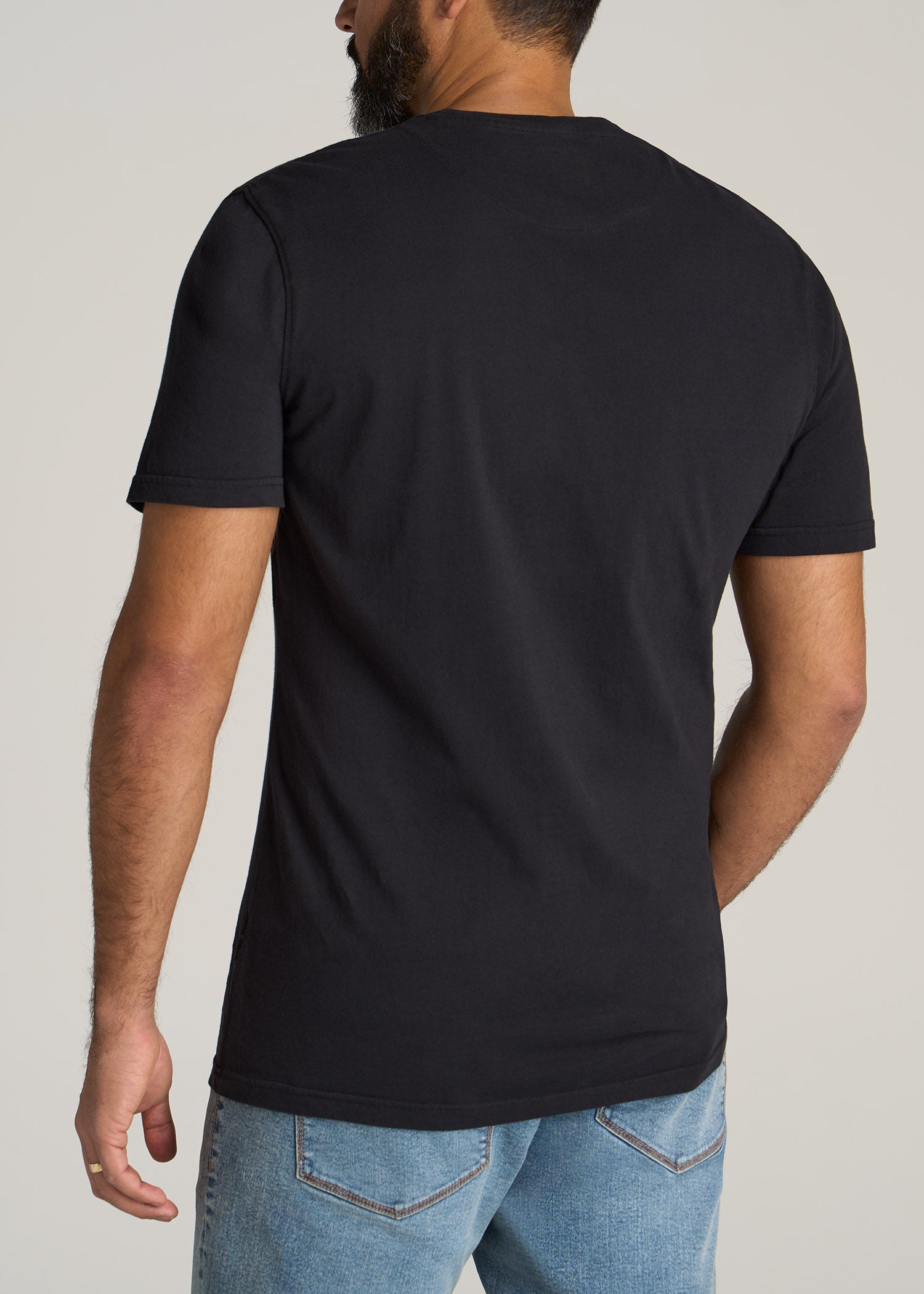 American-Tall-Men-LJ-REGULAR-FIT-Crew-Neck-Tee-Black-back