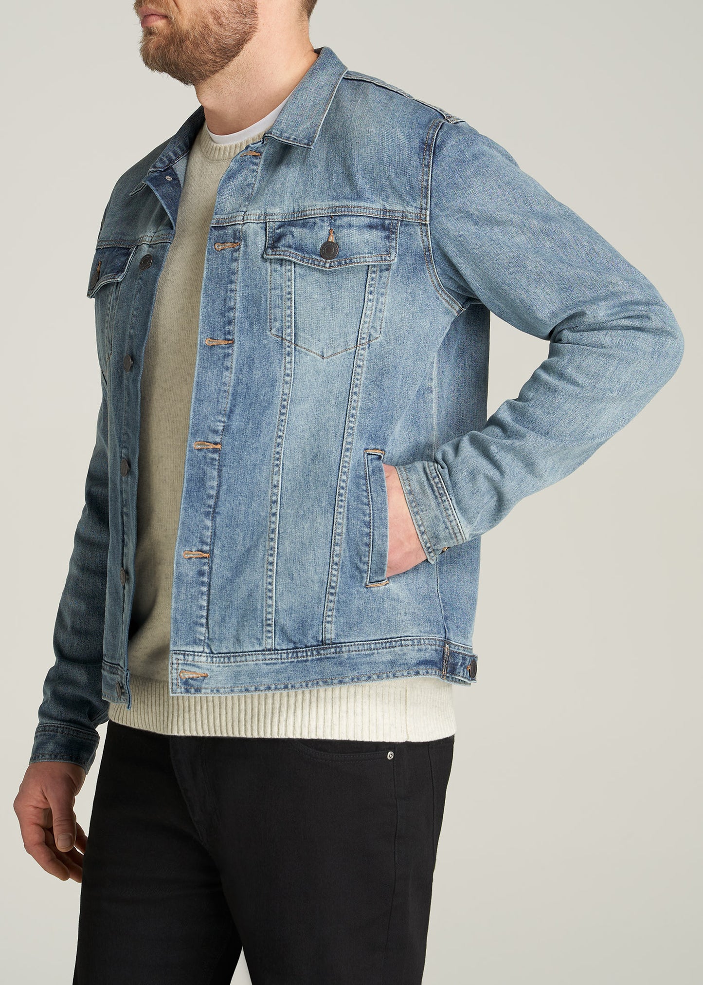    American-Tall-Men-LJS-Denim-Jacket-MediumBlue-side