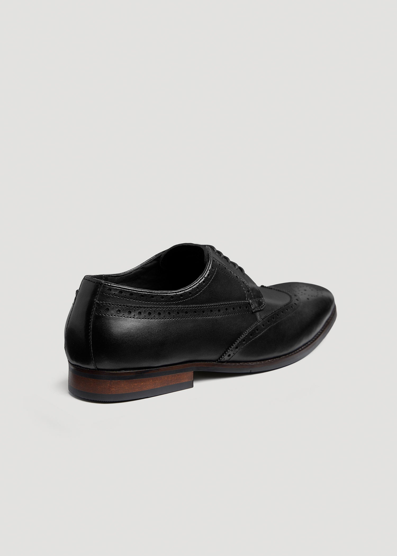     American-Tall-Men-Leather-Brogue-Oxford-Black-back