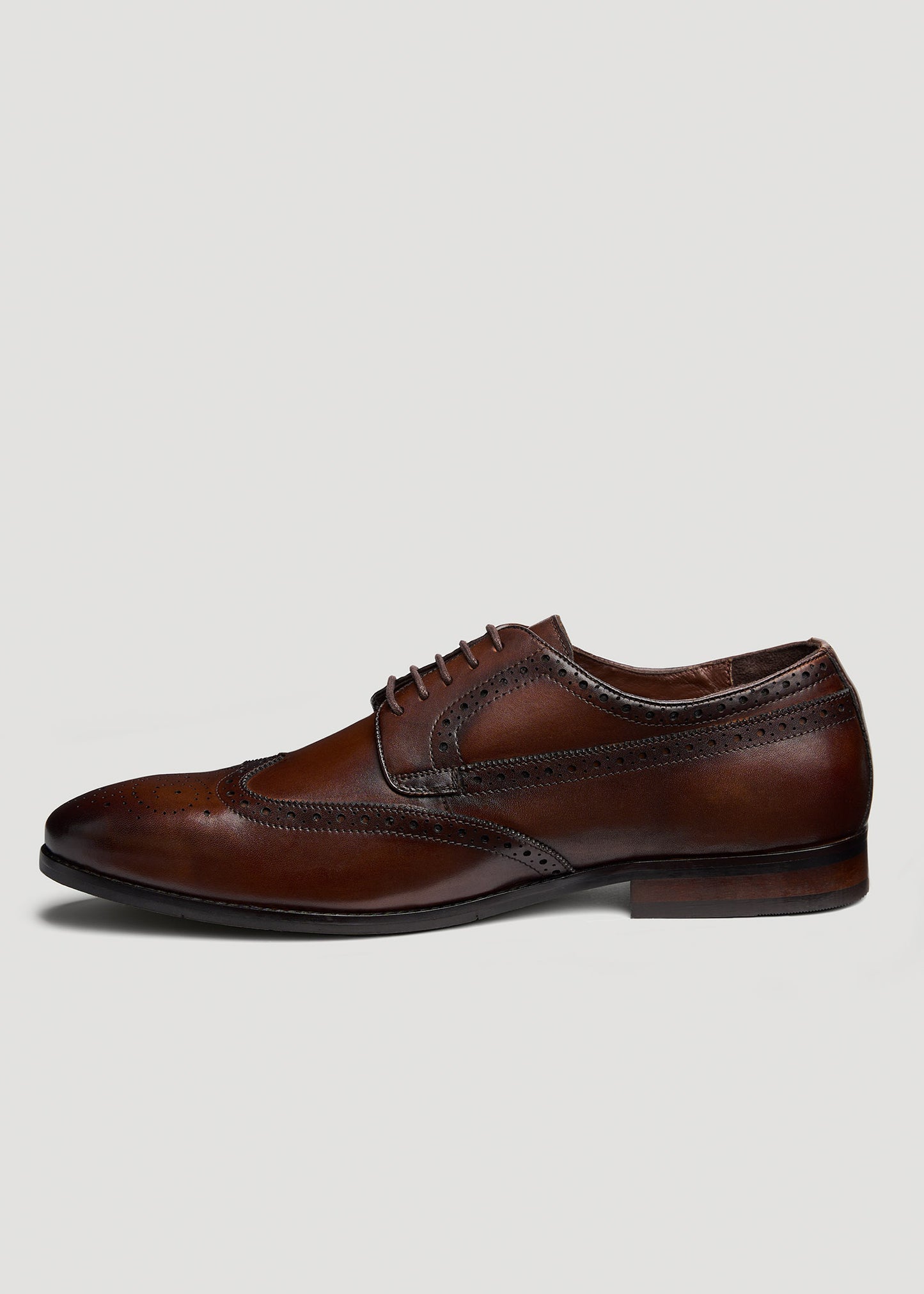    American-Tall-Men-Leather-Brogue-Oxford-Tan-Brown-Side