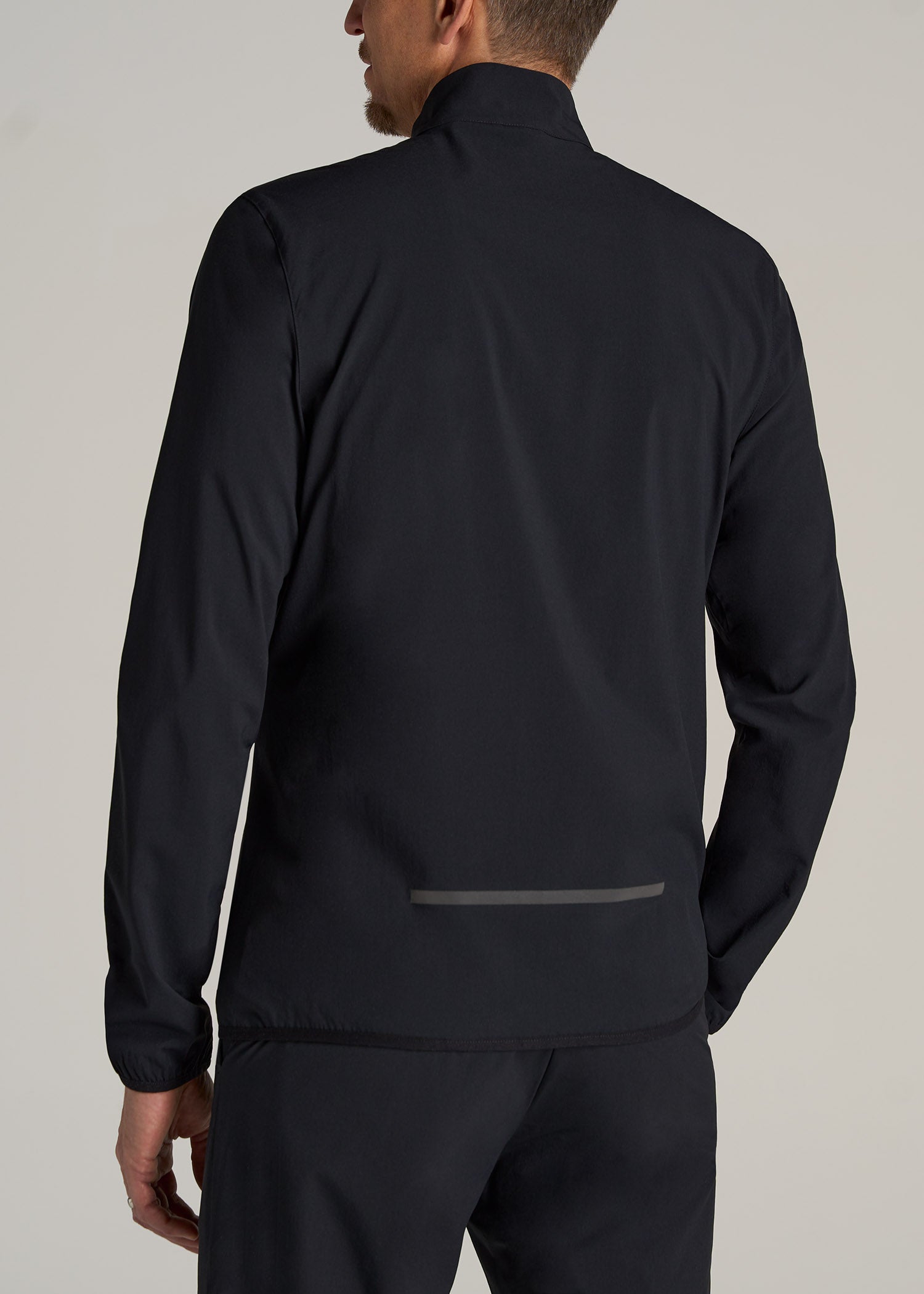    American-Tall-Men-Light-Weight-Track-Jacket-Black-back