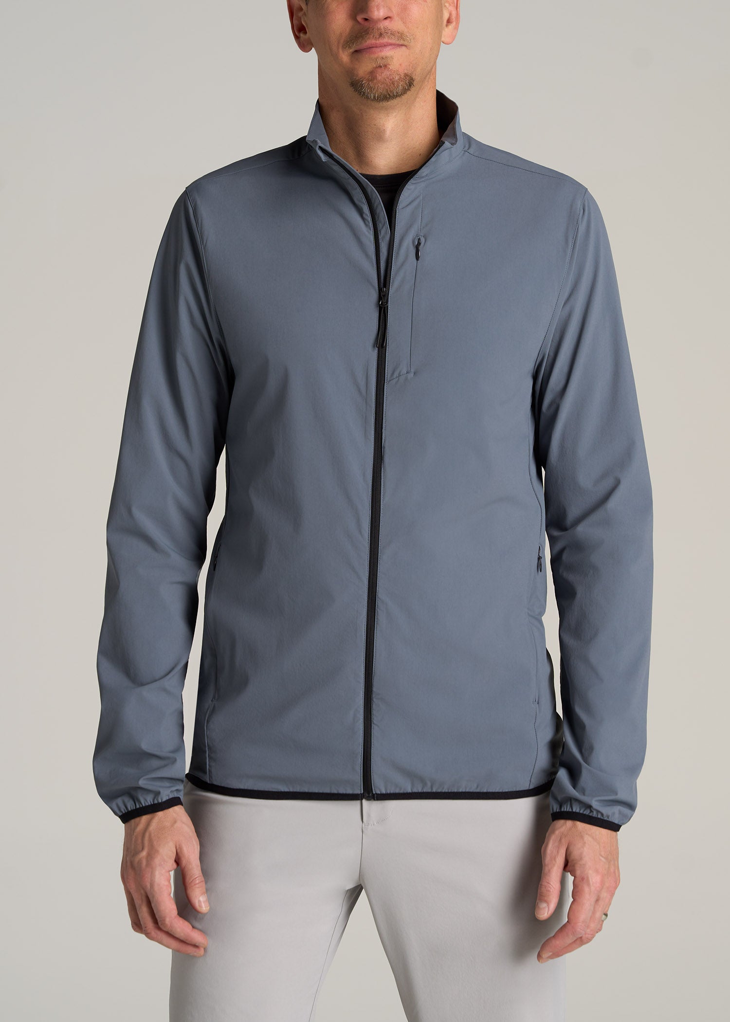 American-Tall-Men-Light-Weight-Track-Jacket-Smokey-Blue-front