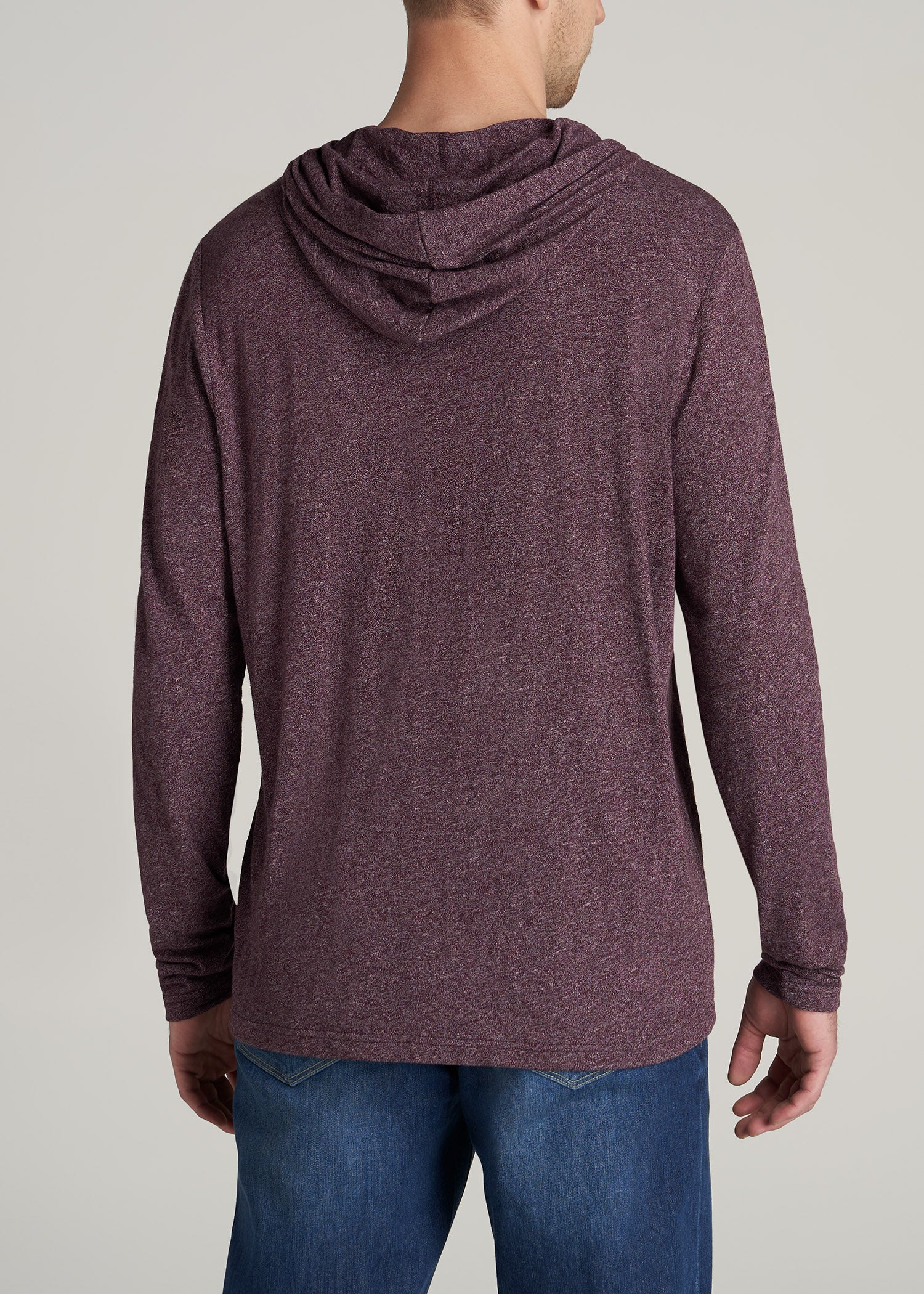    American-Tall-Men-Long-Sleeve-Henley-Hoodie-Burgundy-Mix-back