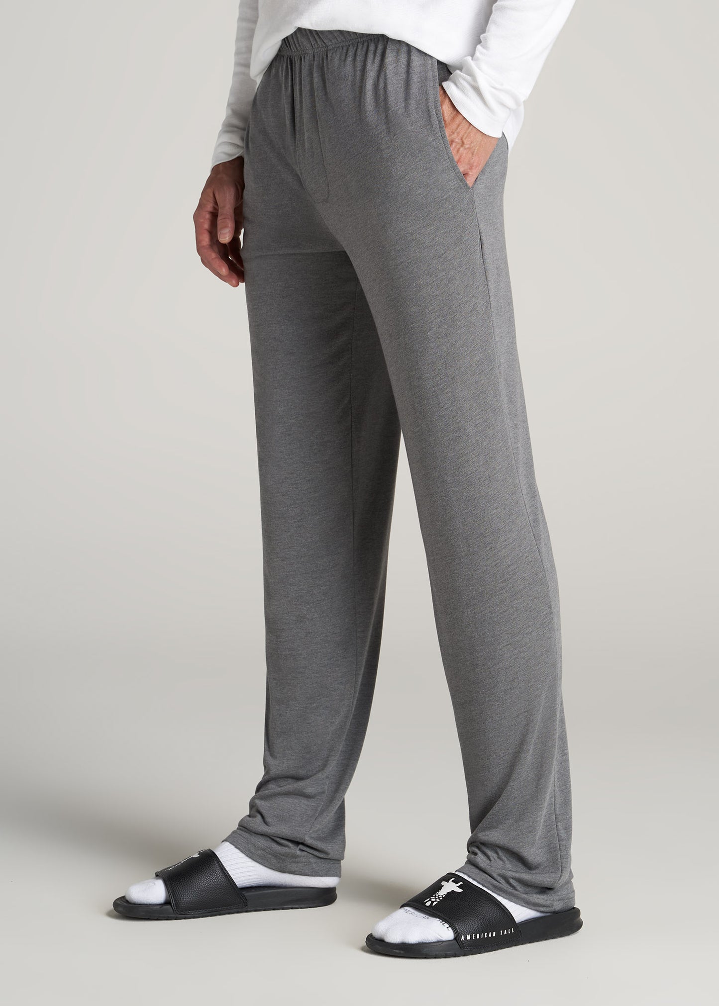       American-Tall-Men-Lounge-PajamaPants-CharcoalMix-side