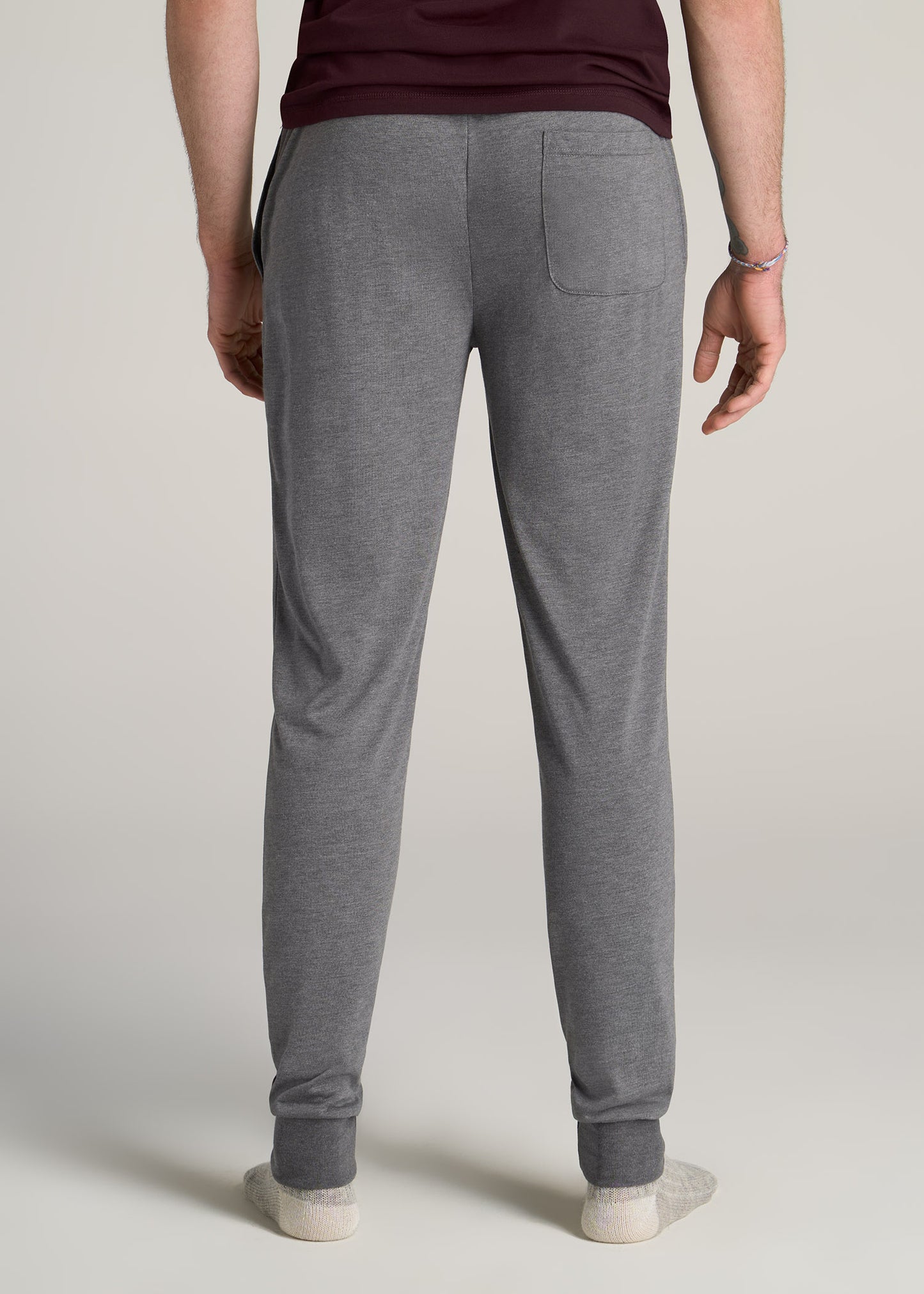 American-Tall-Men-Lounge-Pant-Joggers-Charcoal-back