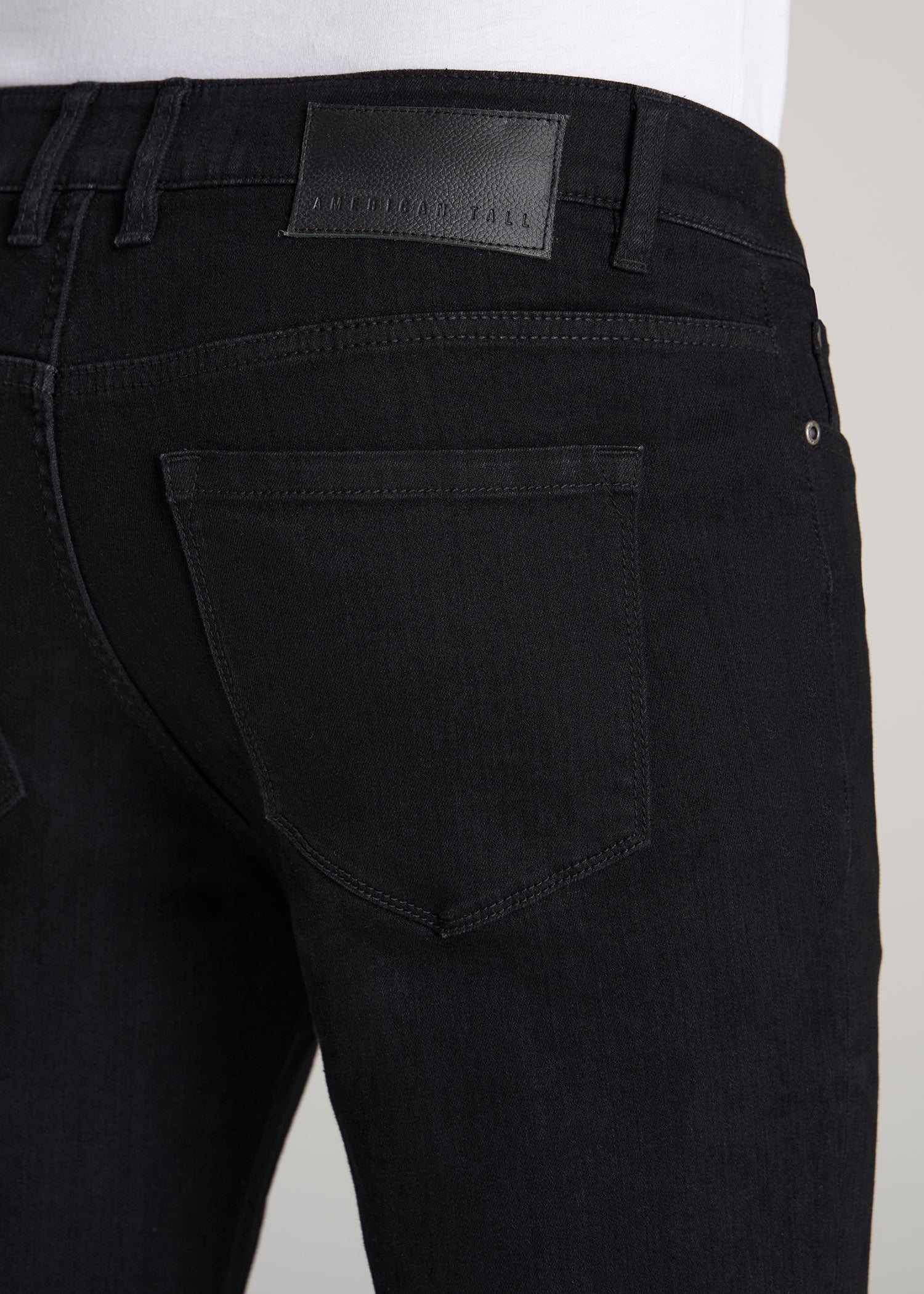     American-Tall-Men-Mens-Dylan-Slim-Fit-Jeans-Black-detail