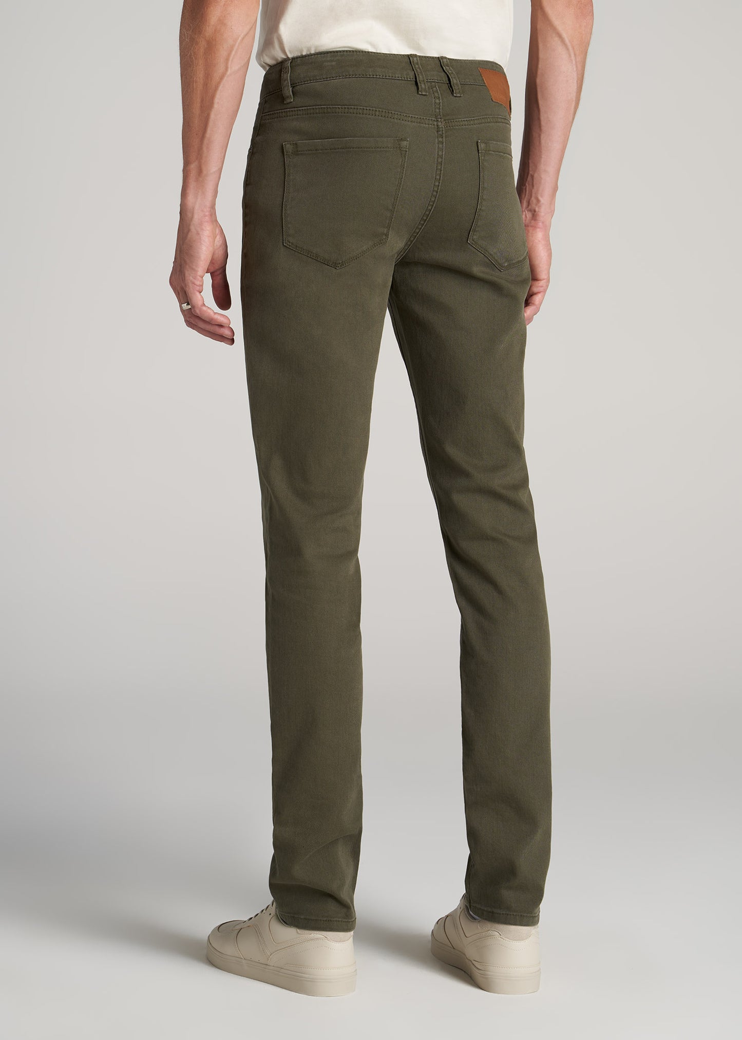    American-Tall-Men-Mens-Dylan-Slim-Fit-Jeans-Olive-Green-Wash-back