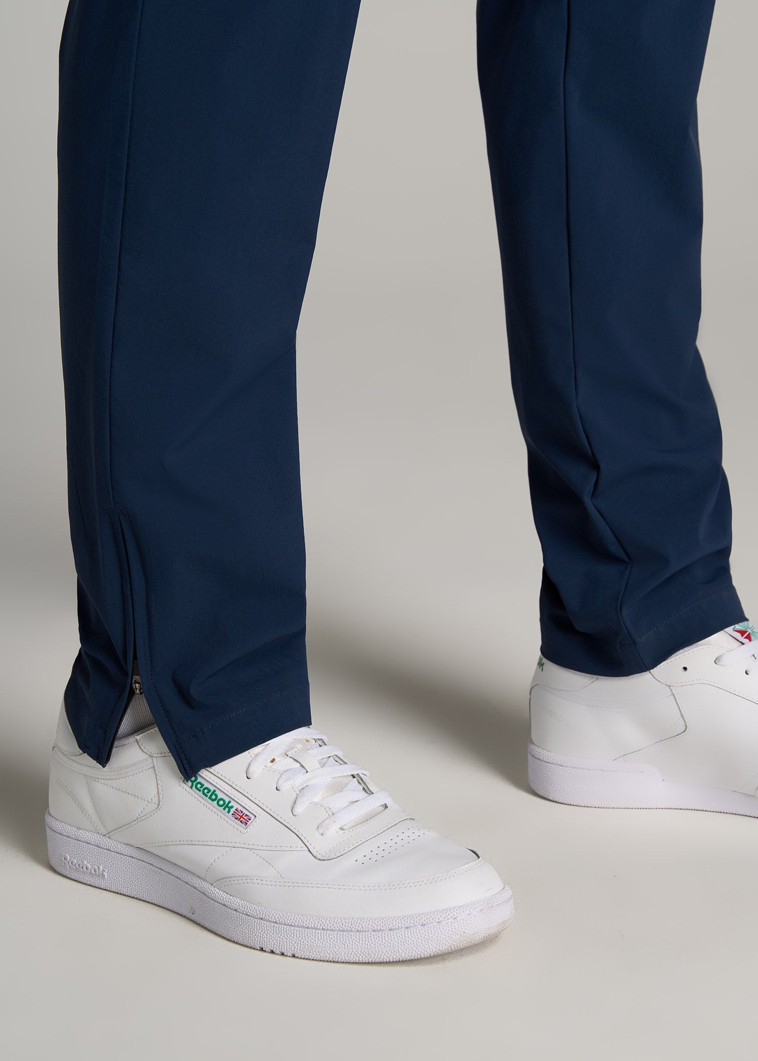    American-Tall-Men-Performance-Casual-Pants-Marine-Navy-zipper