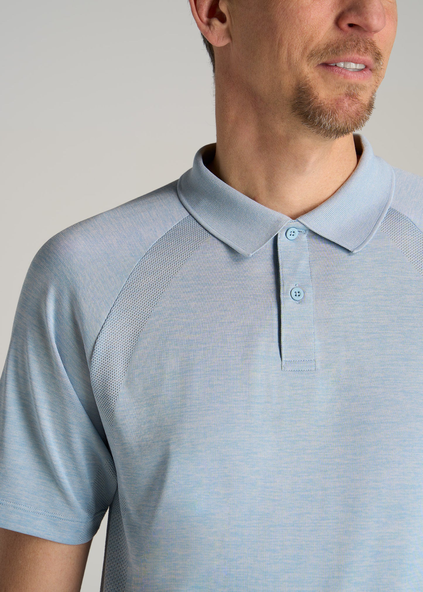         American-Tall-Men-Performance-Golf-Polo-Raglan-Light-Blue-Mix-detail